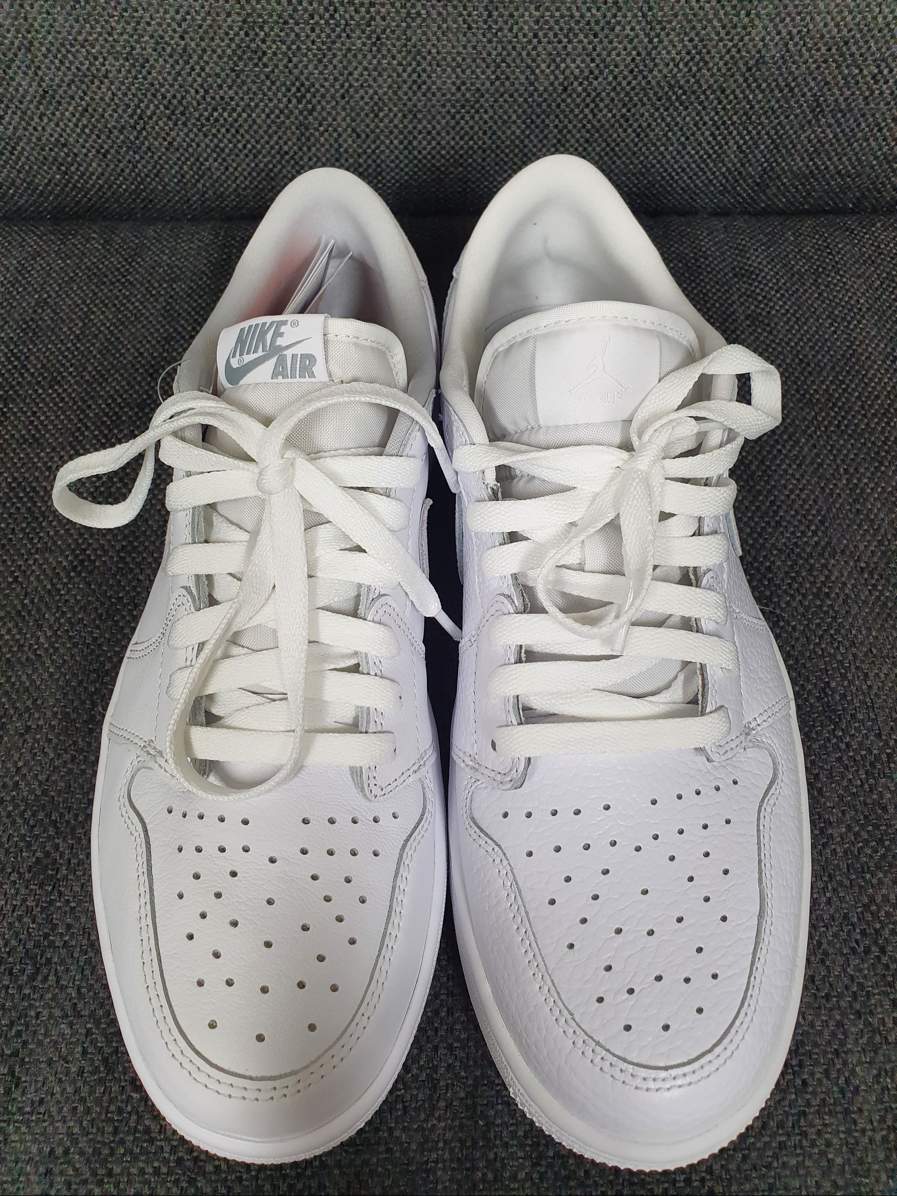 Jordan 1 Low Golf Triple White, Jordan 1 Low OG Neutral Grey 착용 스타일