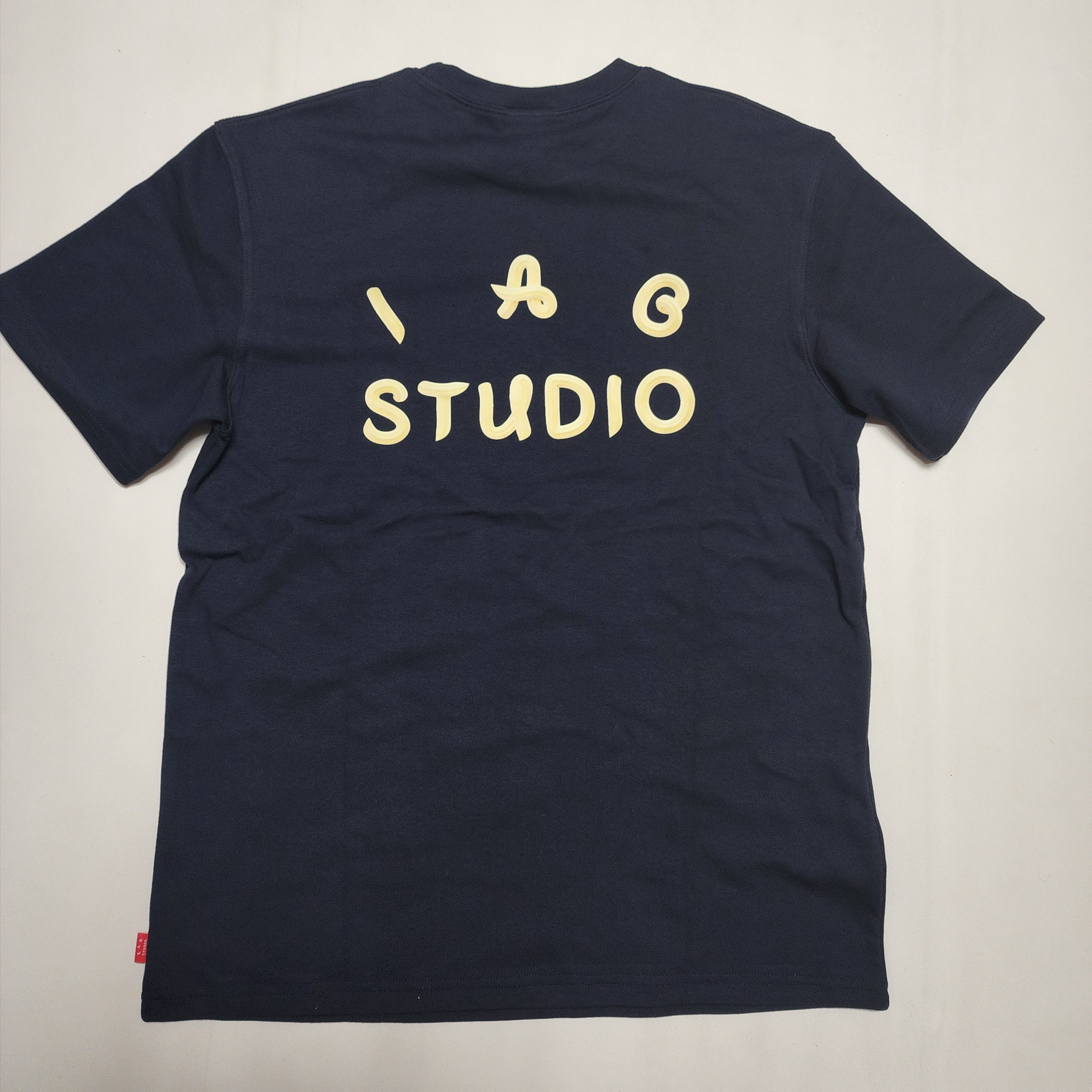 IAB Studio x Ottogi Mayonnaise 50th Anniversary T-Shirt Navy 착용 스타일 - 1