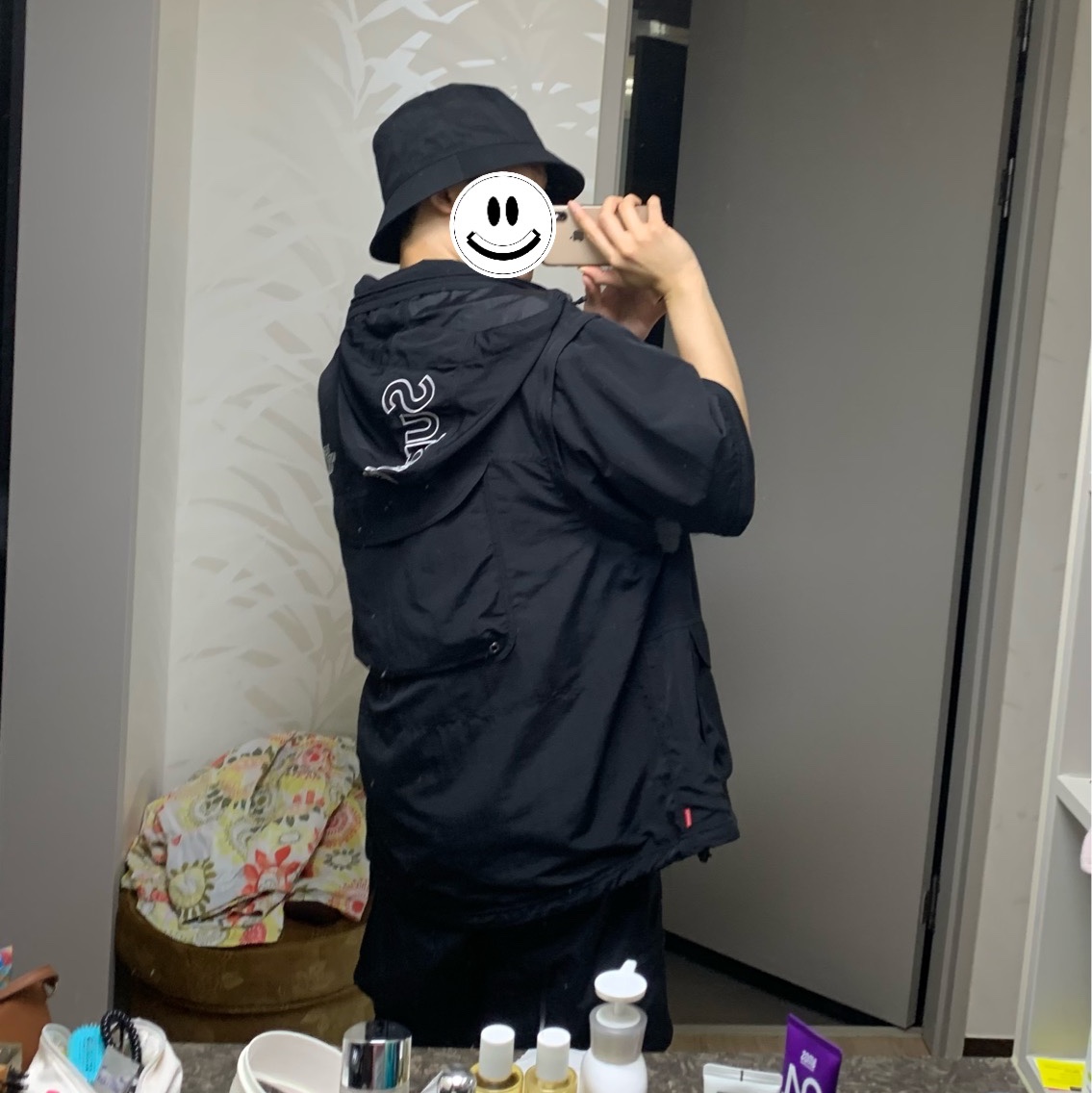 Supreme x The North Face Trekking Convertible Jacket Black - 22SS 착용 스타일 - 4