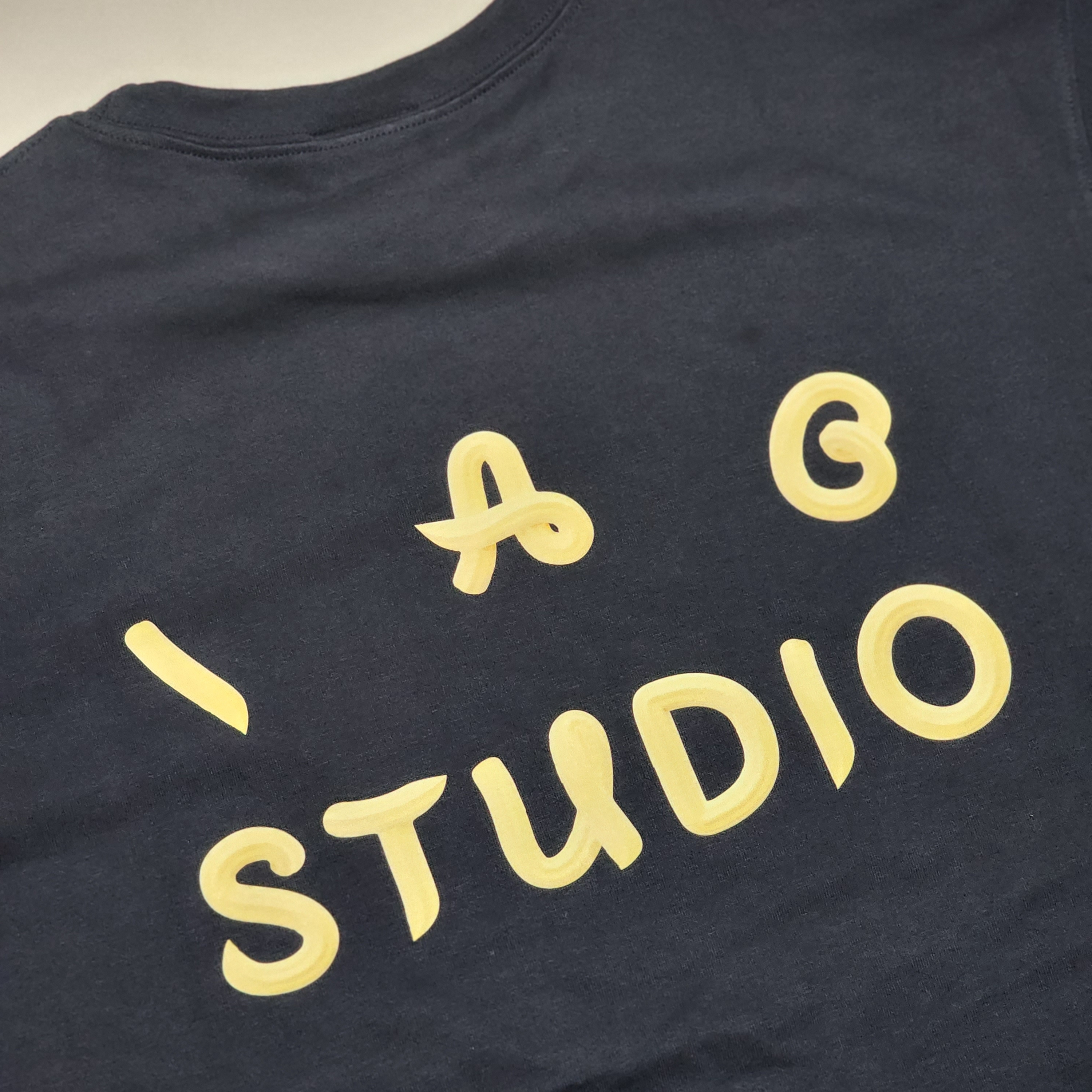 IAB Studio x Ottogi Mayonnaise 50th Anniversary T-Shirt Navy 착용 스타일 - 2