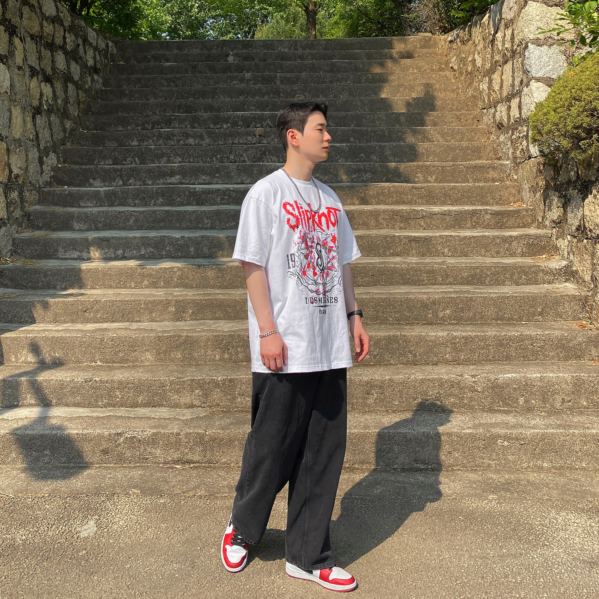 Jordan 1 Mid Chicago 2020 착용 스타일