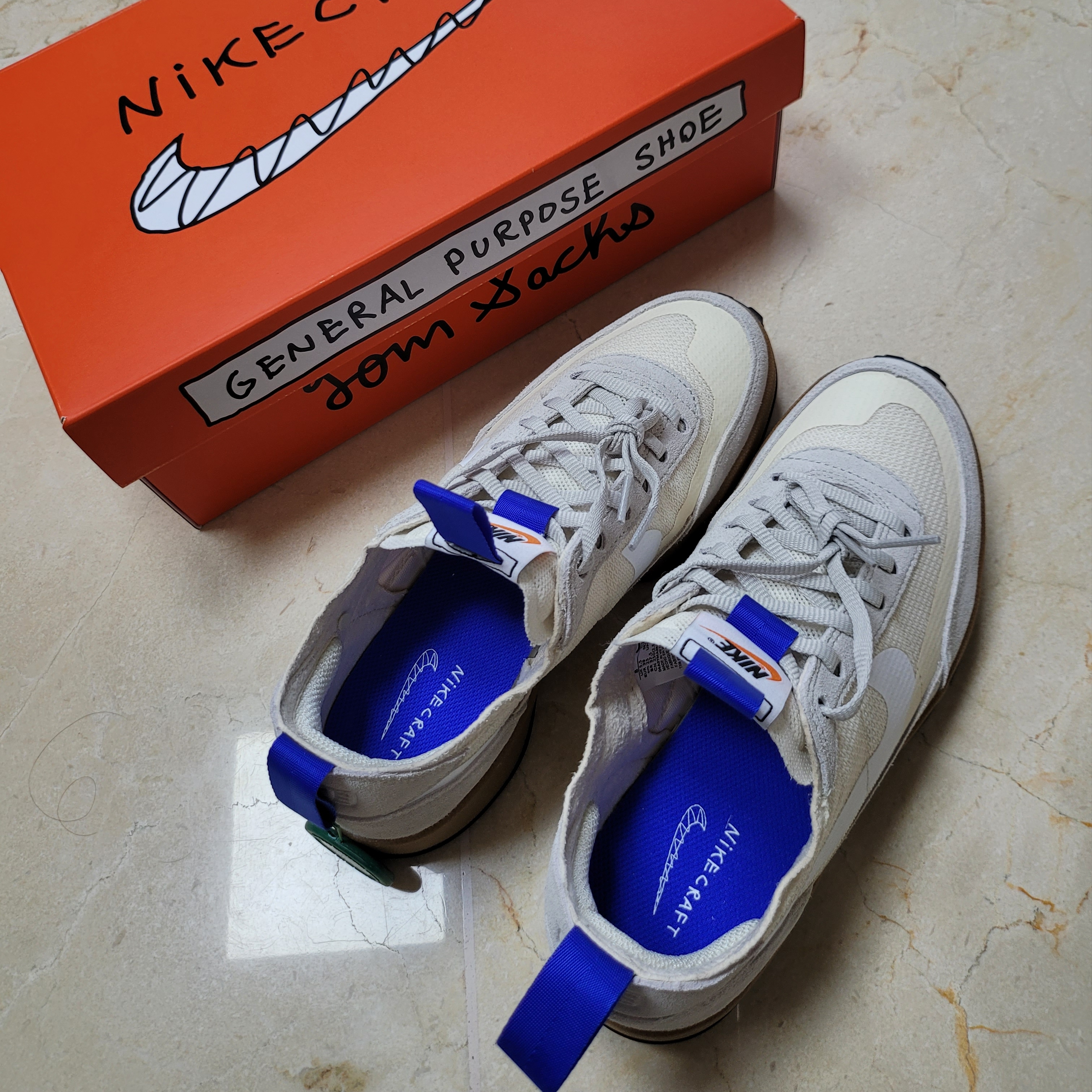 Nike x Tom Sachs General Purpose Shoe Light Cream 착용 스타일 - 2