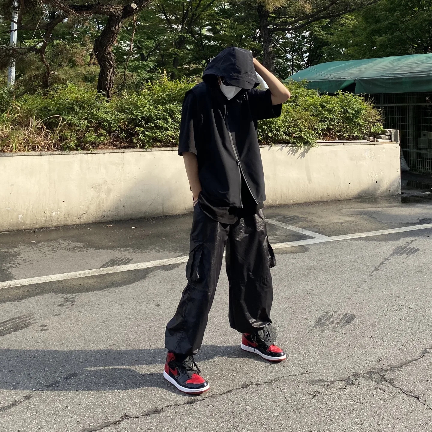 Jordan 1 Retro High OG Patent Bred 착용 스타일 - 4