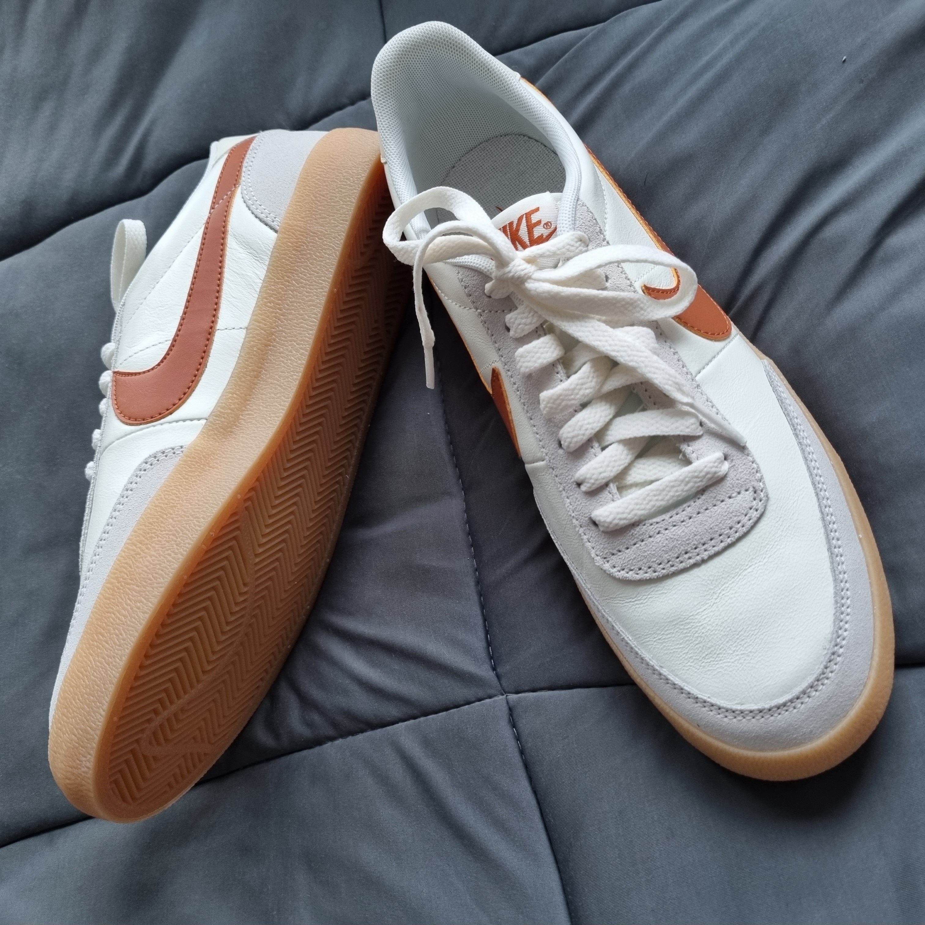 Nike Killshot 2 Leather Sail Desert Orange 착용 스타일 - 2