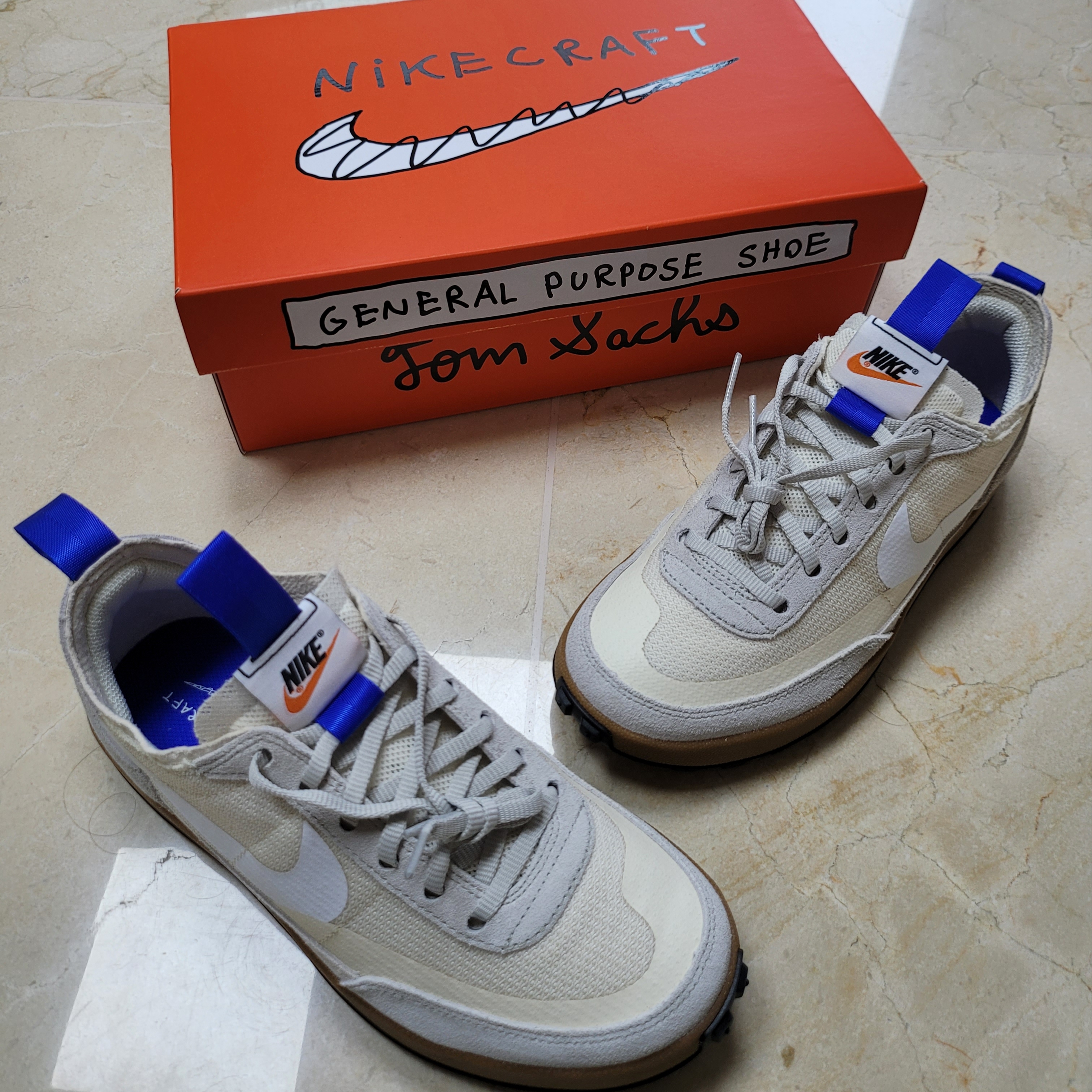 Nike x Tom Sachs General Purpose Shoe Light Cream 착용 스타일 - 3