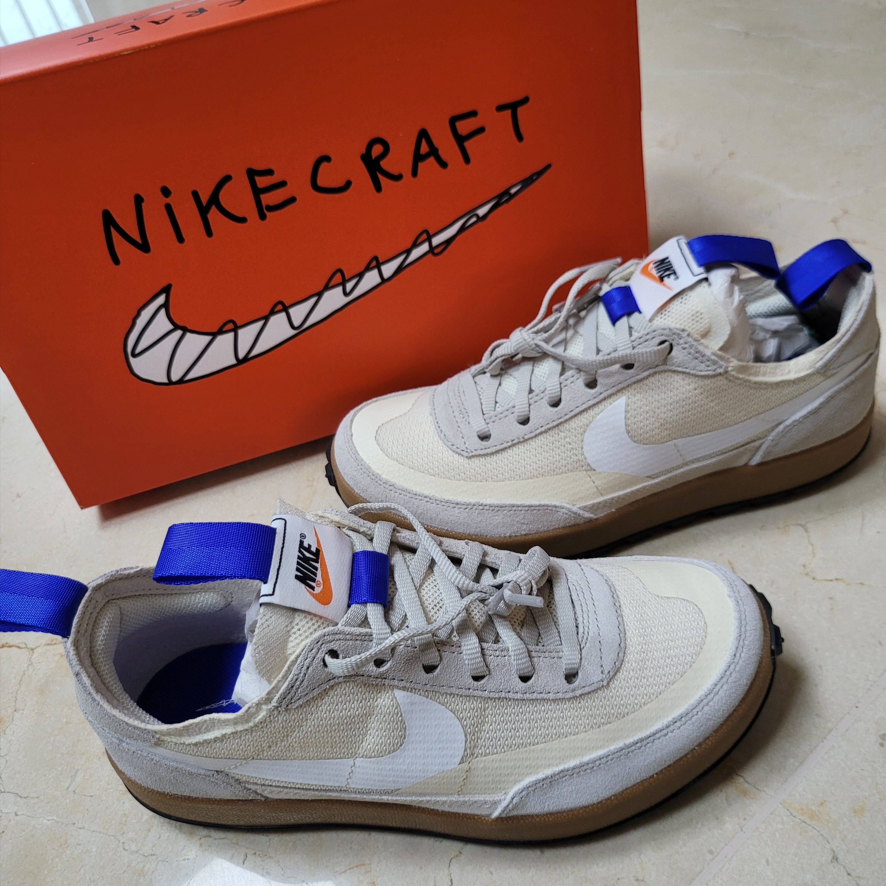 Nike x Tom Sachs General Purpose Shoe Light Cream 착용 스타일 - 1