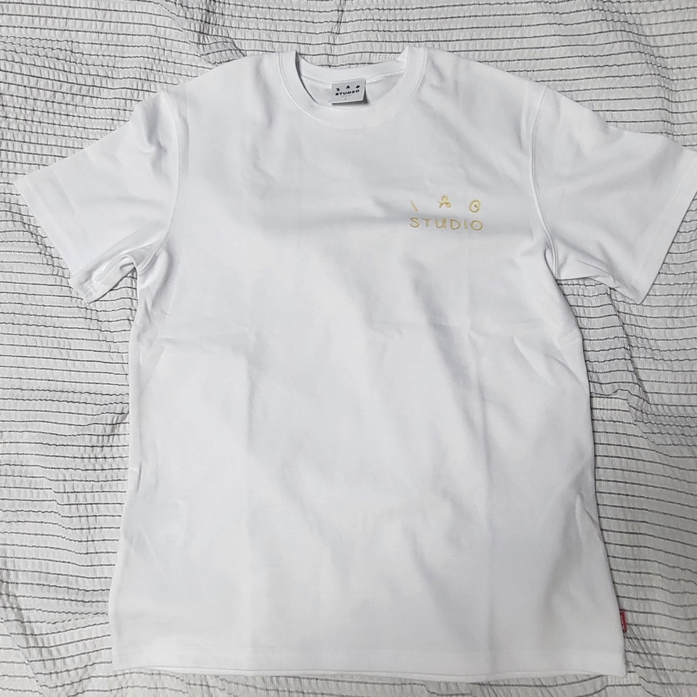 IAB Studio x Ottogi Mayonnaise 50th Anniversary T-Shirt White 착용 스타일 - 1