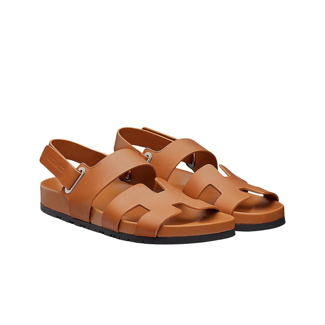 (W) 에르메스 타카라 샌들 카프스킨 & 골드((W) Hermes Takara Sandal Calfskin & Gold) - 2