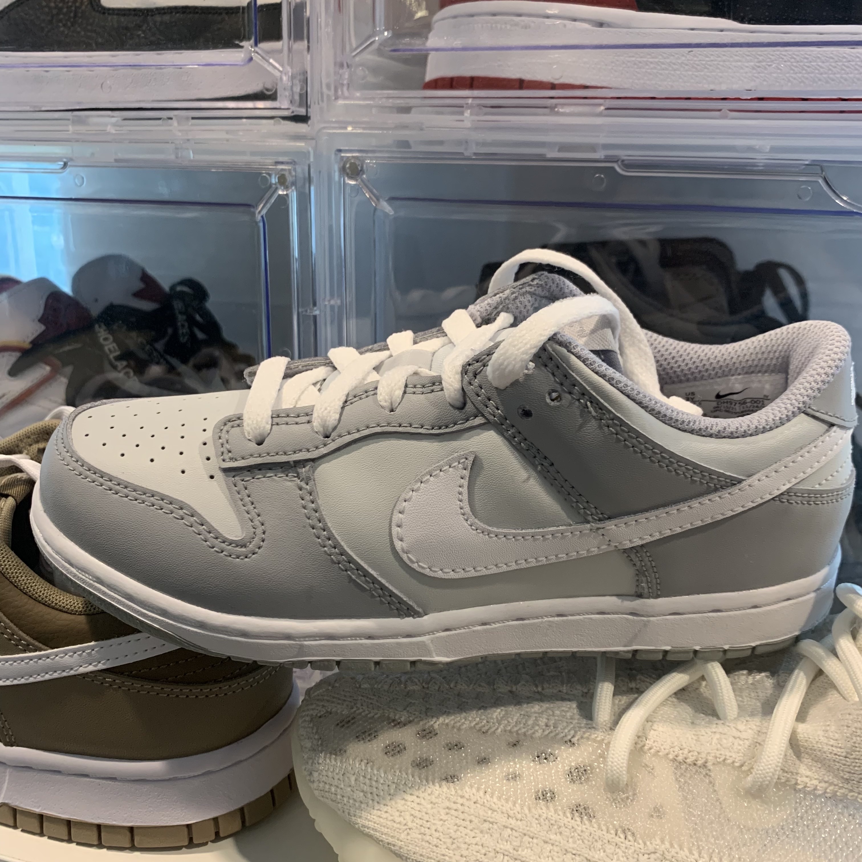 (GS) Nike Dunk Low Wolf Grey 착용 스타일 - 2