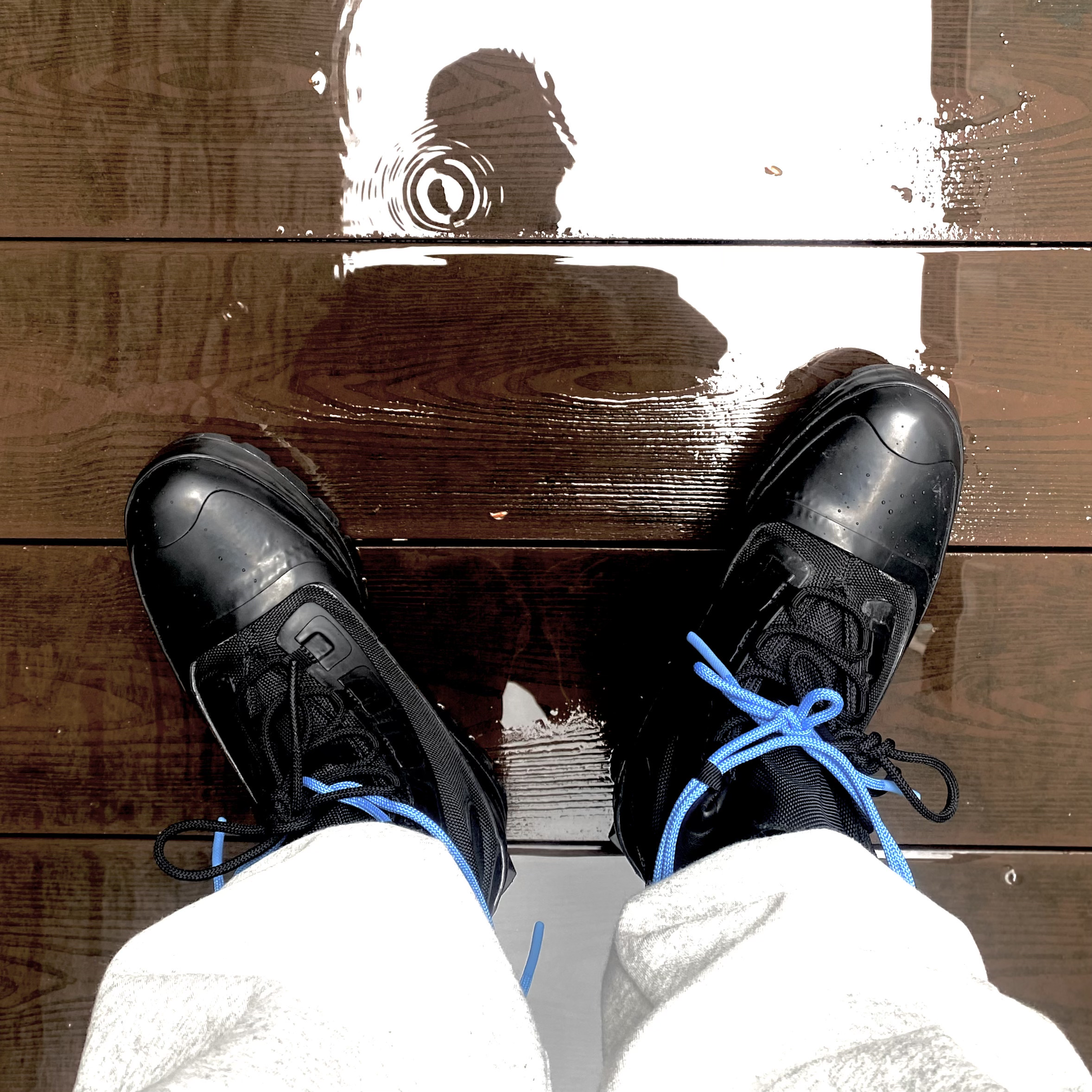 Converse x Ambush Chuck Taylor All Star Duck Boot Black 착용 스타일