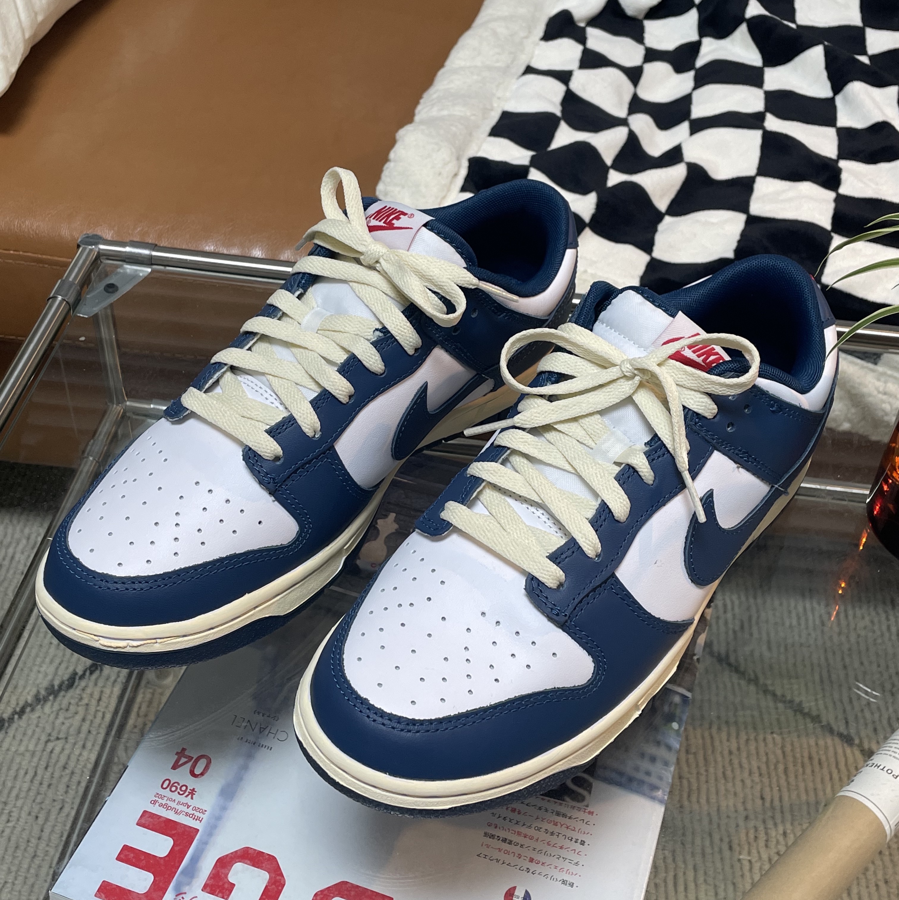 Nike Dunk Low Retro Valerian Blue 착용 스타일 - 2