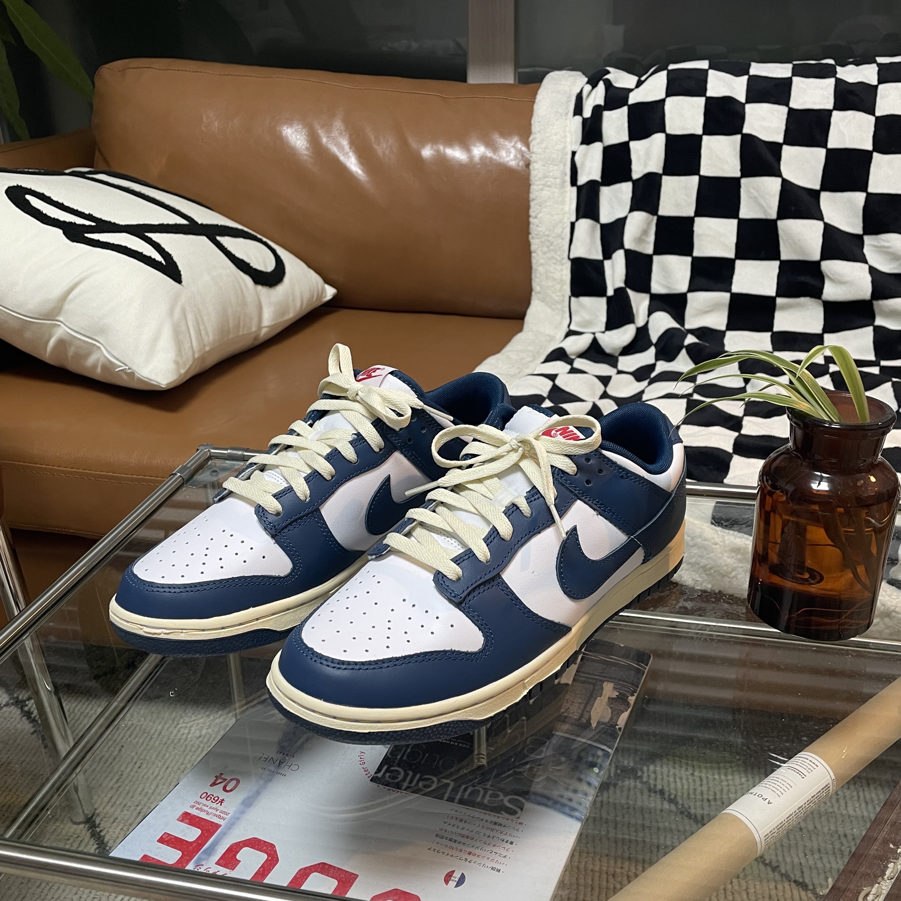 Nike Dunk Low Retro Valerian Blue 착용 스타일 - 1