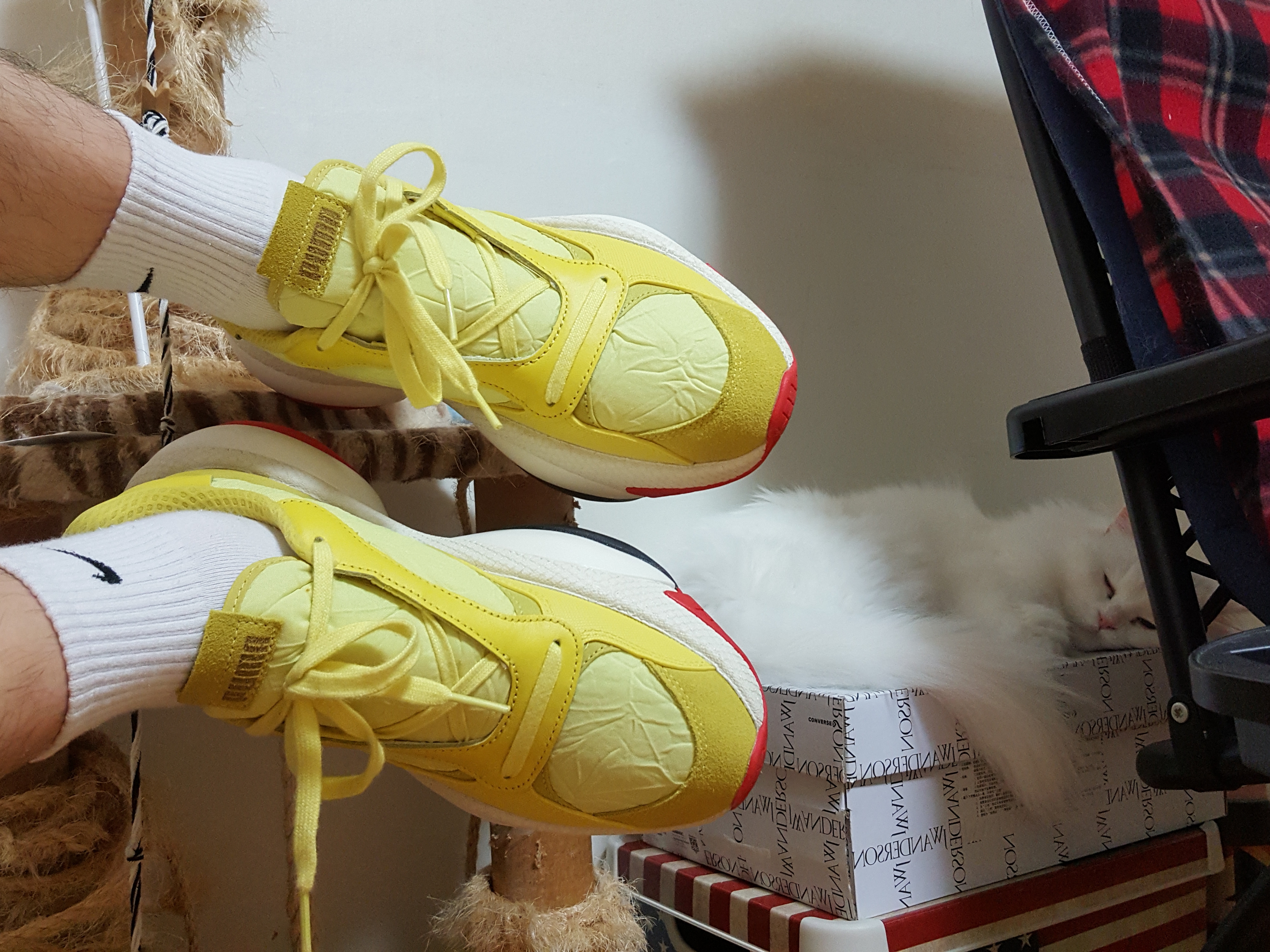 Puma x Jannik Wikkelso Davidsen Alteration PN-1 Celery 착용 스타일