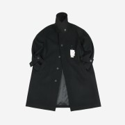 Undermycar Majanne Multi Button Oversized Wool Coat Black Oyster - 21FW