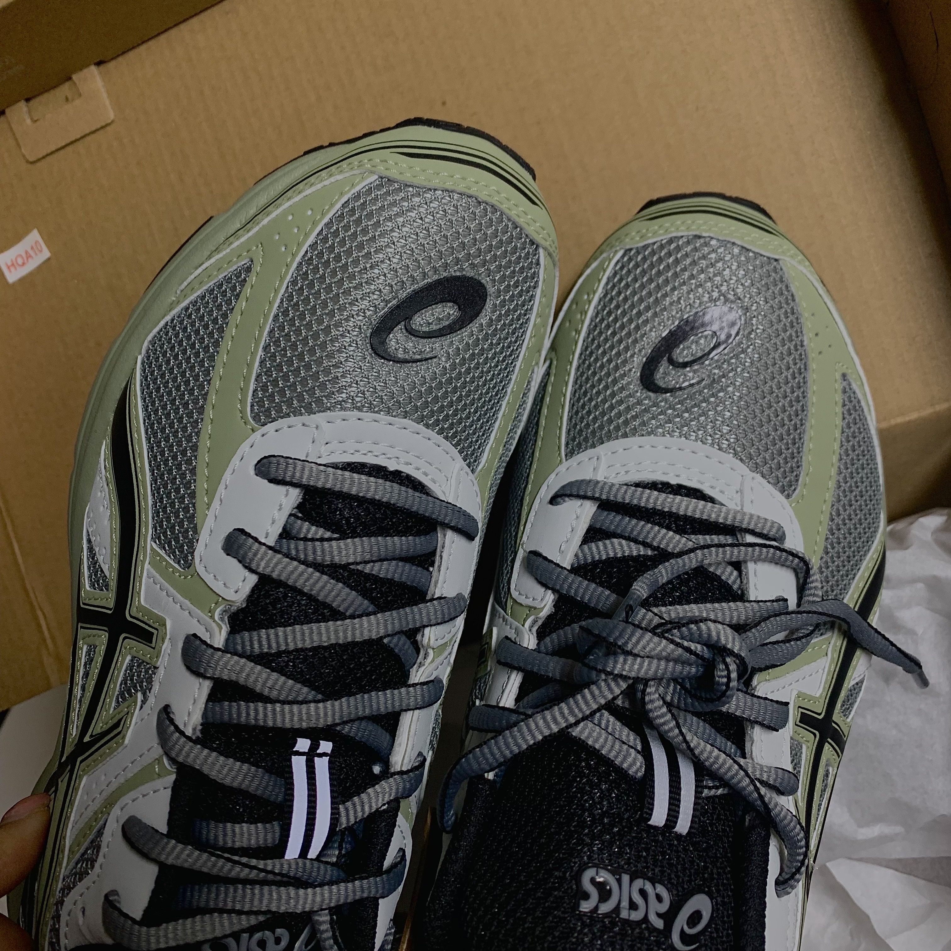 Asics Jog 100 S Sheet Rock - 2E Wide 착용 스타일