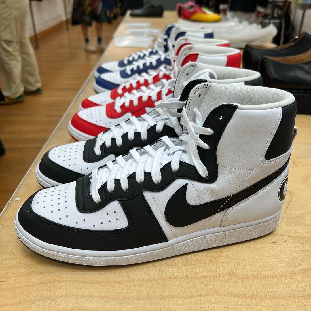 Nike x Comme des Garcons Homme Plus Terminator High Red, Nike x Comme des Garcons Homme Plus Terminator High Navy 착용 스타일 - 3