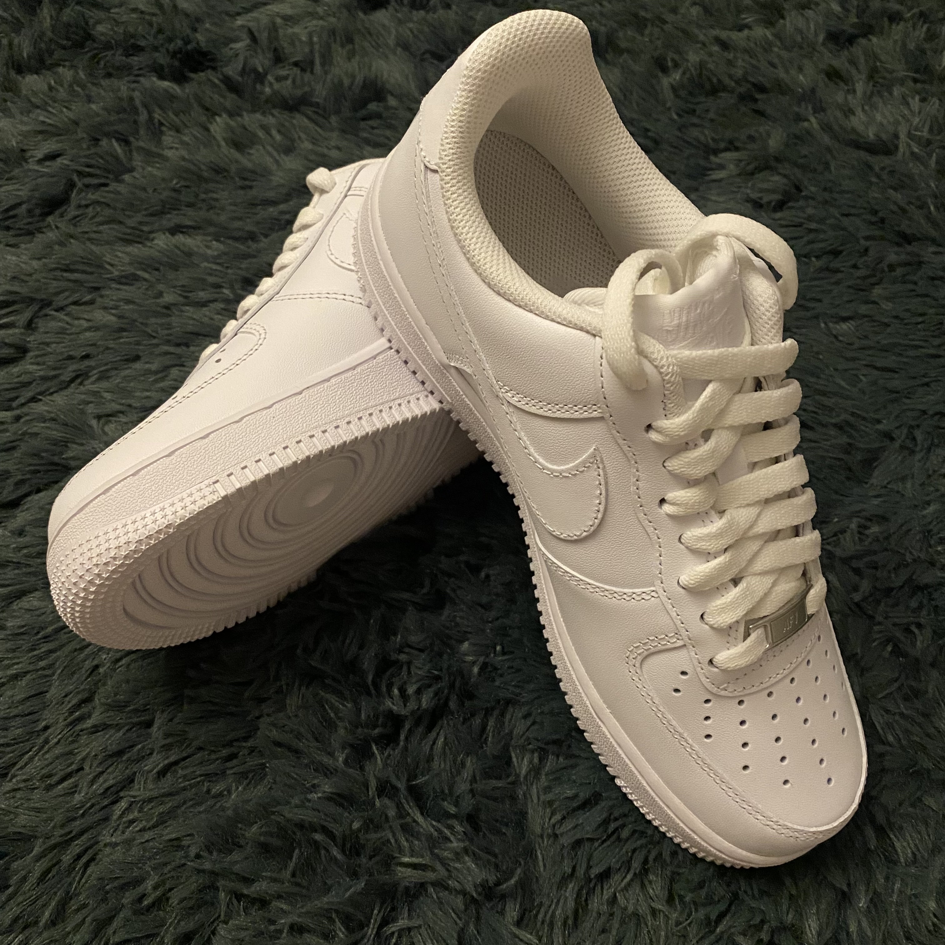 Nike Air Force 1 '07 Low White, (W) Nike Air Force 1 '07 Low White 착용 스타일