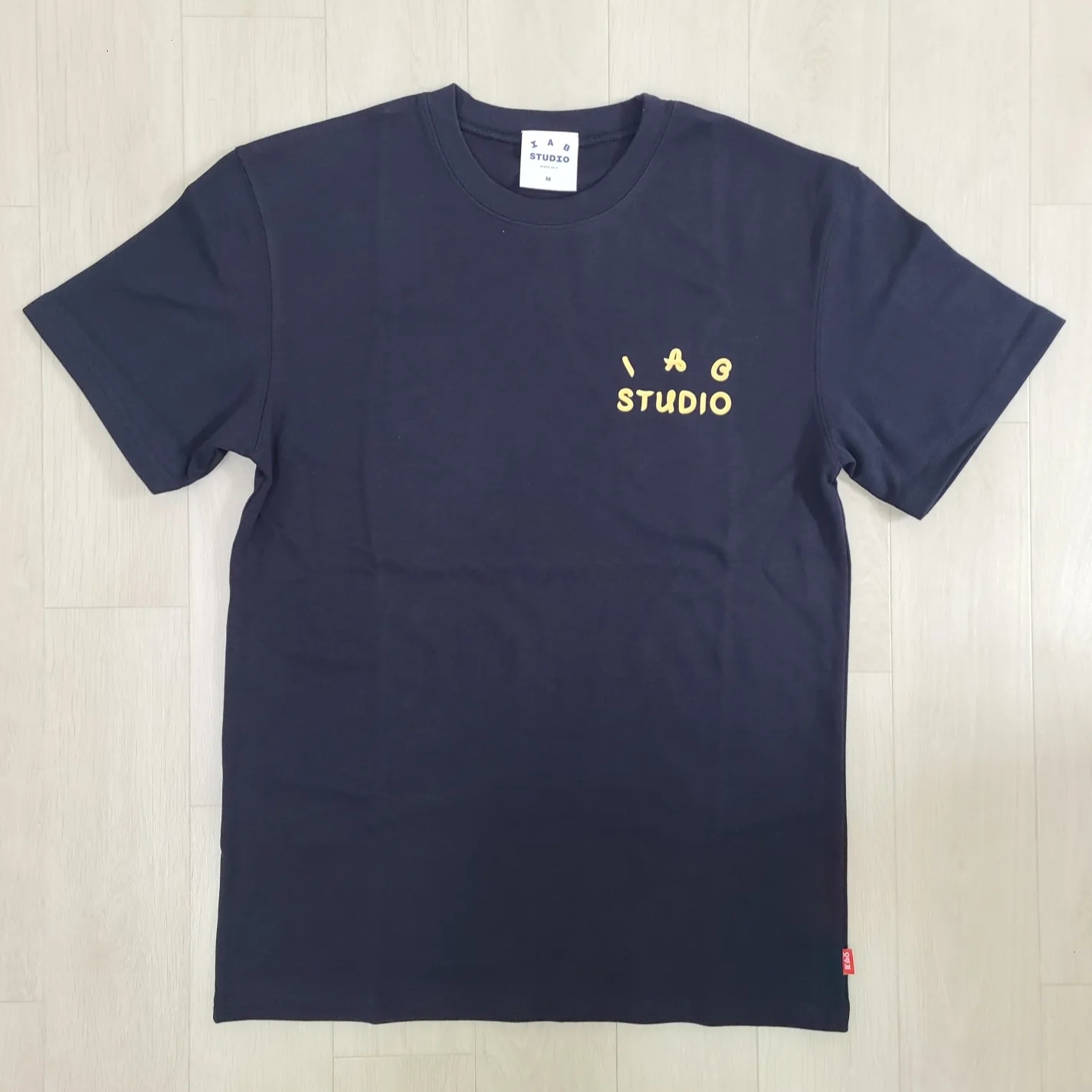 IAB Studio x Ottogi Mayonnaise 50th Anniversary T-Shirt Navy 착용 스타일 - 1