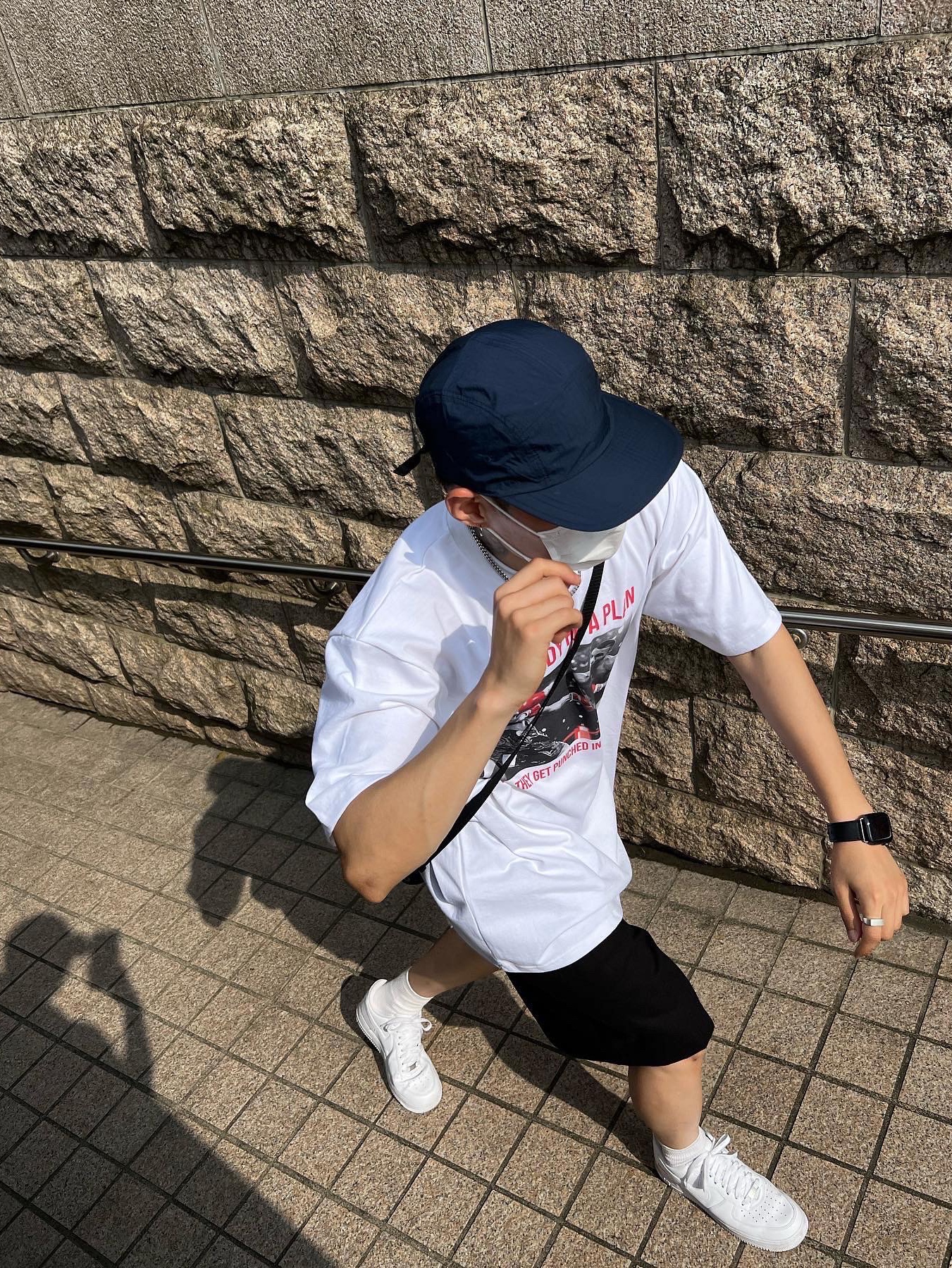Nike x Supreme Air Force 1 Low White 착용 스타일 - 4