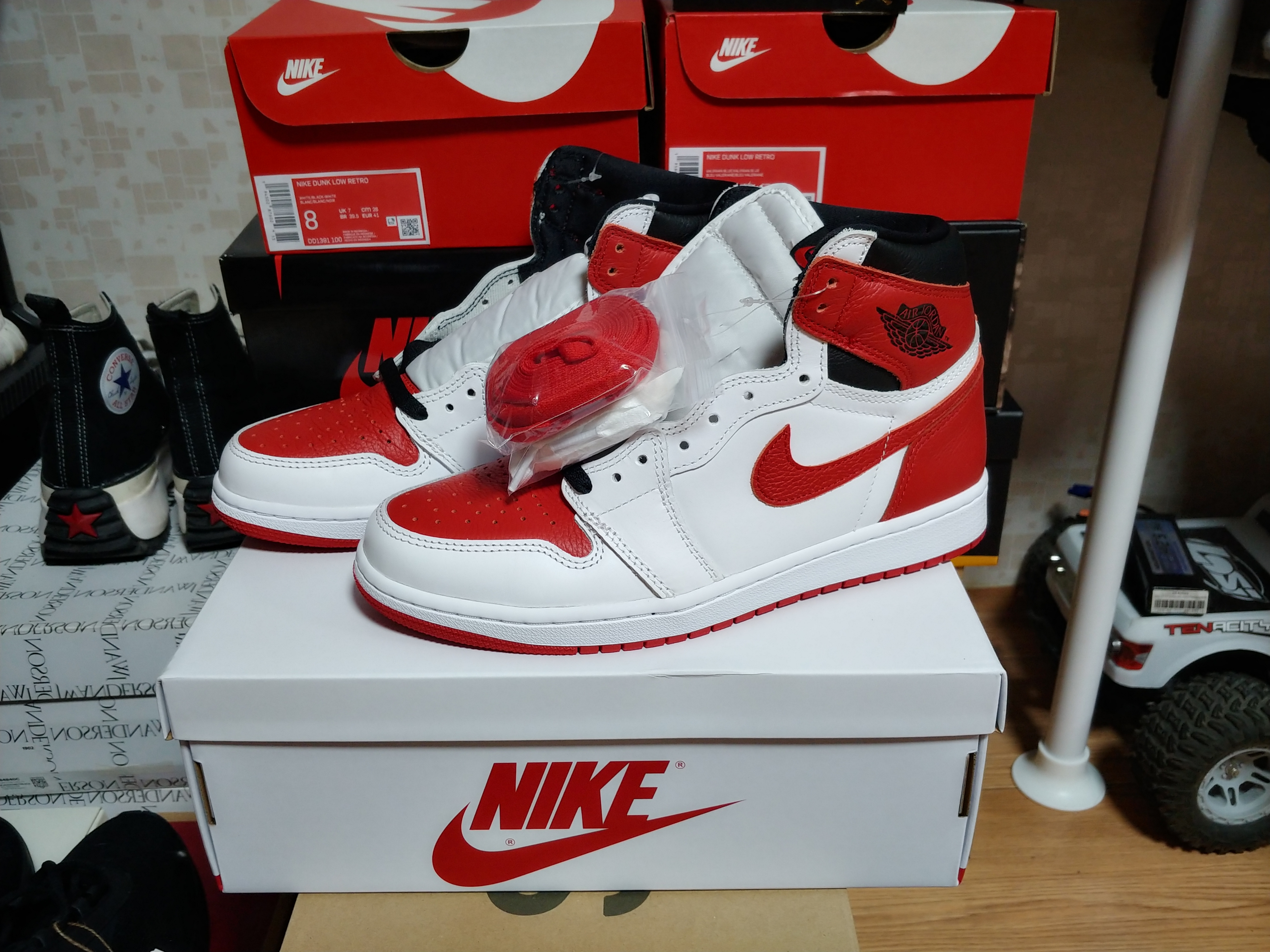 Jordan 1 Retro High OG Heritage 착용 스타일 - 1