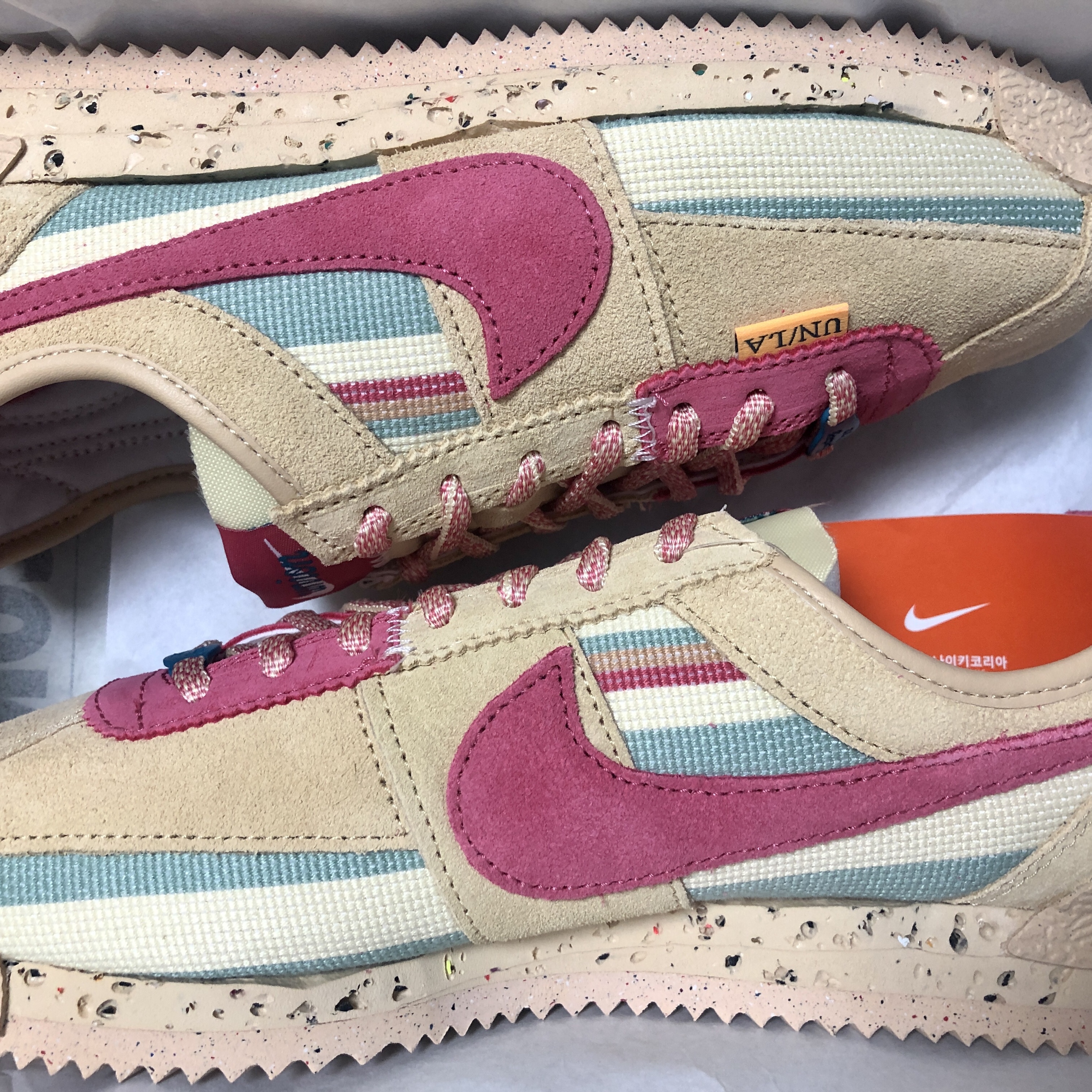Nike x Union Cortez SP Sesame 착용 스타일 - 3