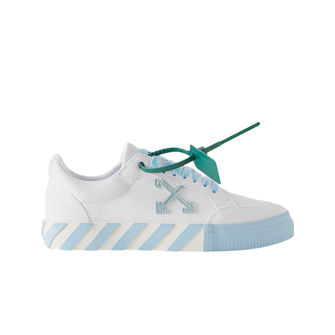 오프화이트 애로우 로우 벌크 스니커즈 화이트 라이트 블루 - 22SS(Off-White Arrow Low Vulcanized Sneakers White Light Blue - 22SS) - 1