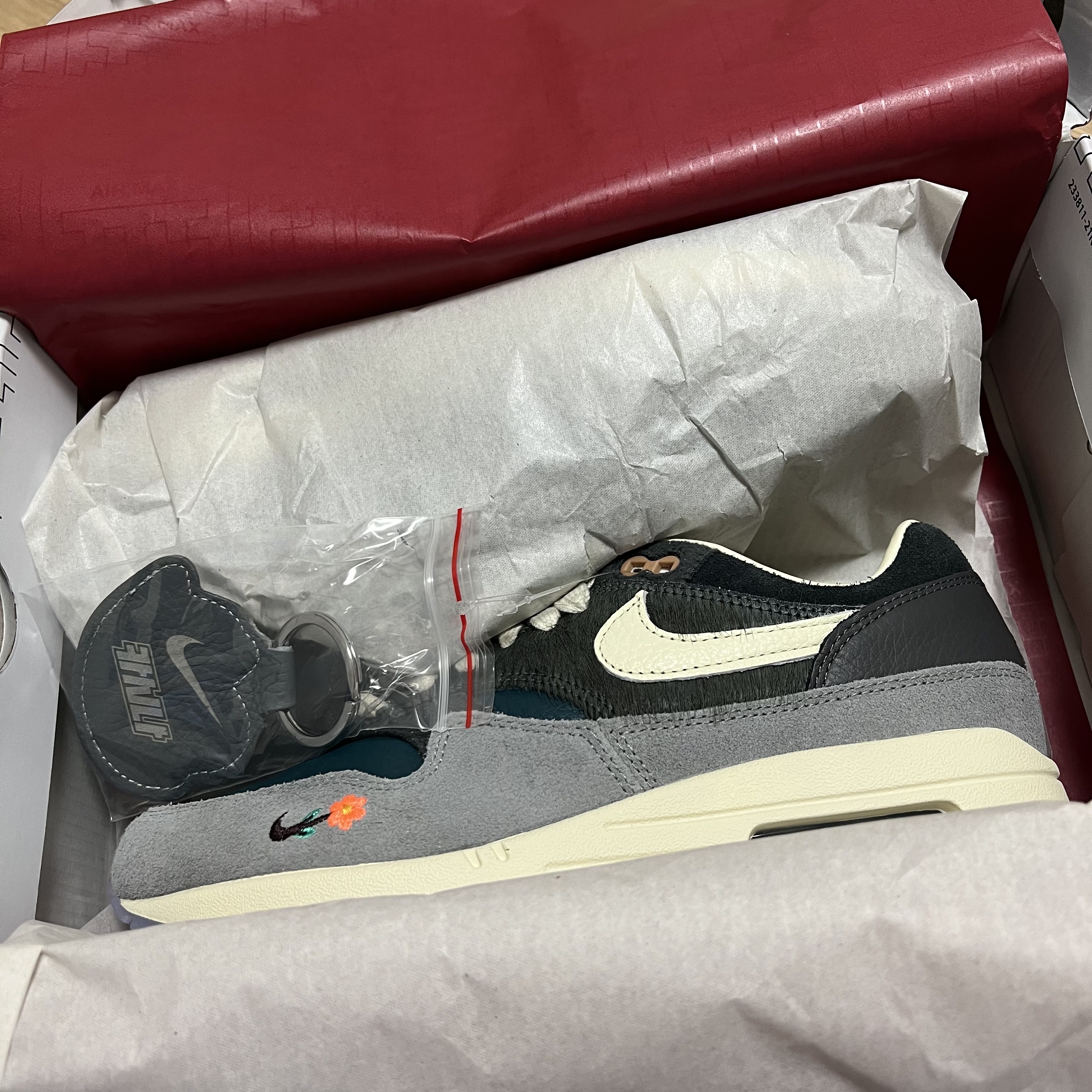 Nike x Kasina Air Max 1 SP Won-Ang Particle Grey 착용 스타일 - 2