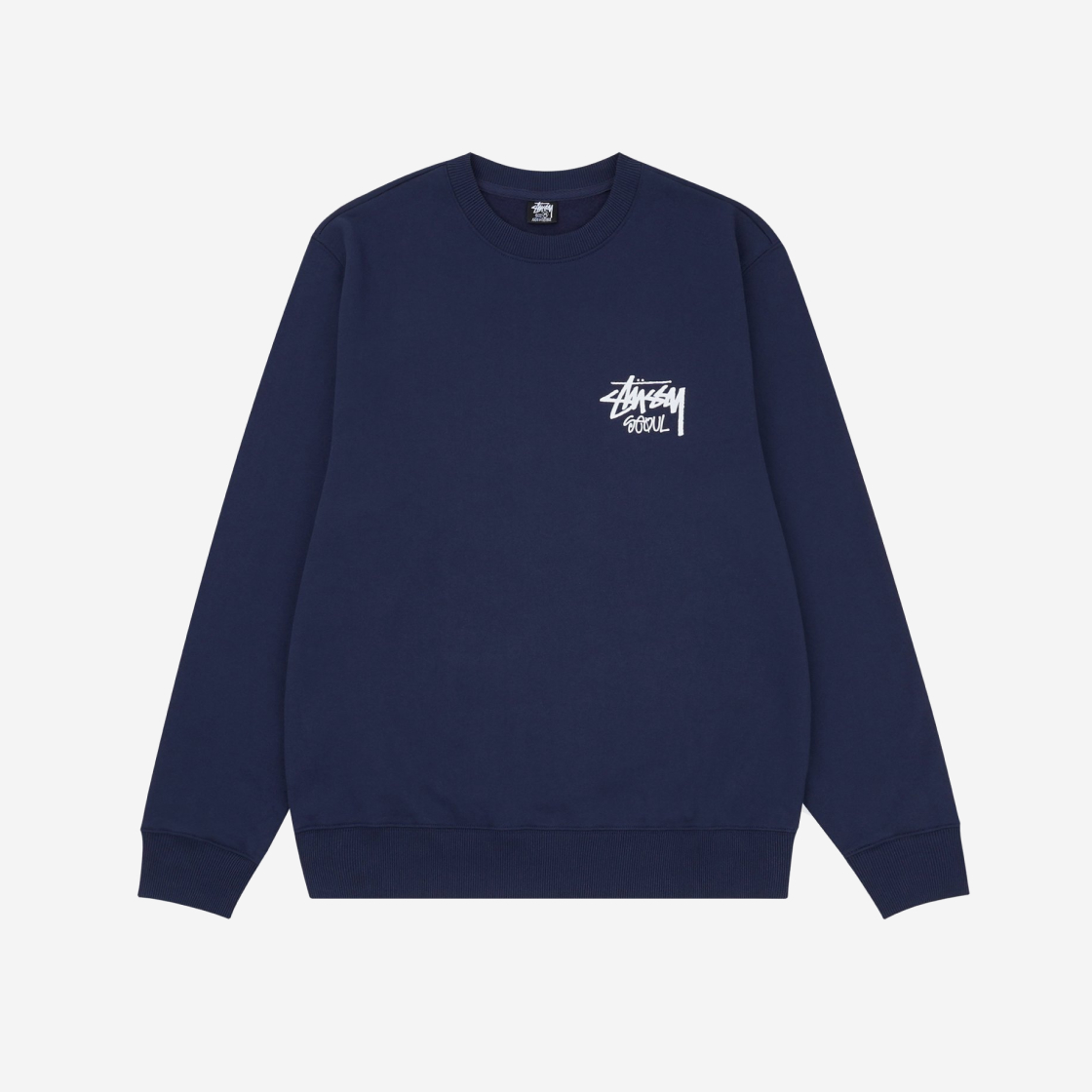 스투시 스탁 서울 크루넥 네이비 2021 | Stussy | KREAM