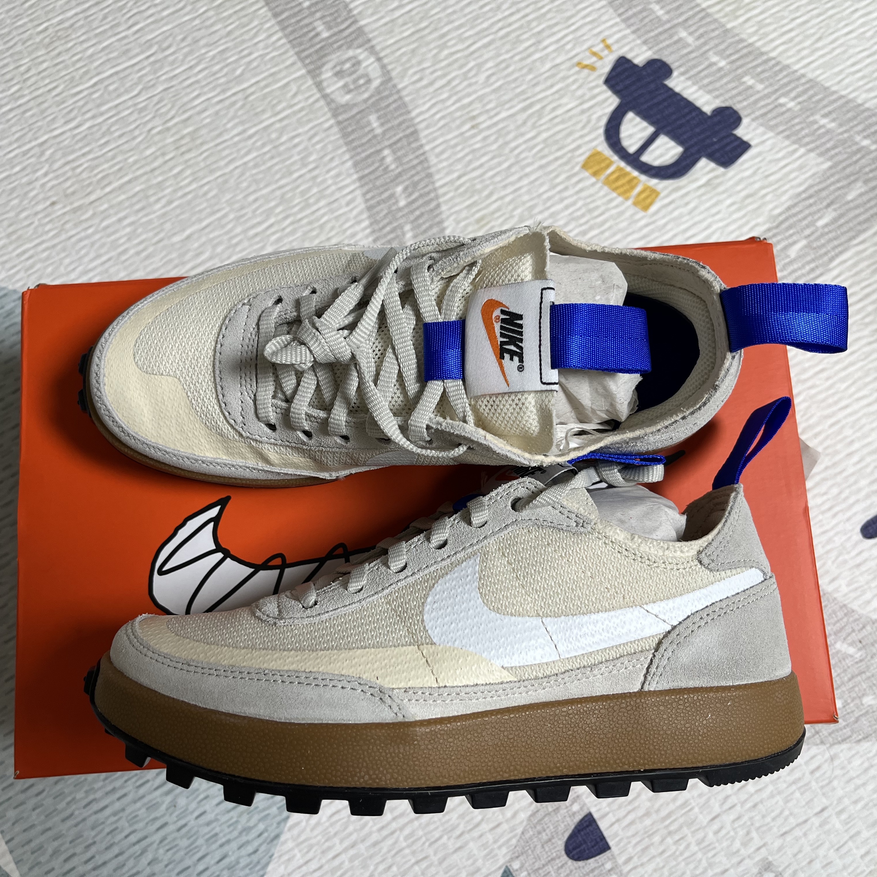 Nike x Tom Sachs General Purpose Shoe Light Cream 착용 스타일