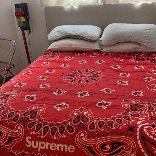 ライトブラウン/ブラック supreme eno islander nylon blanket