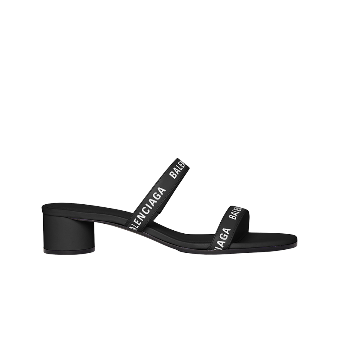 695000WCAE11090 (W) Balenciaga Round 40mm Sandal Black