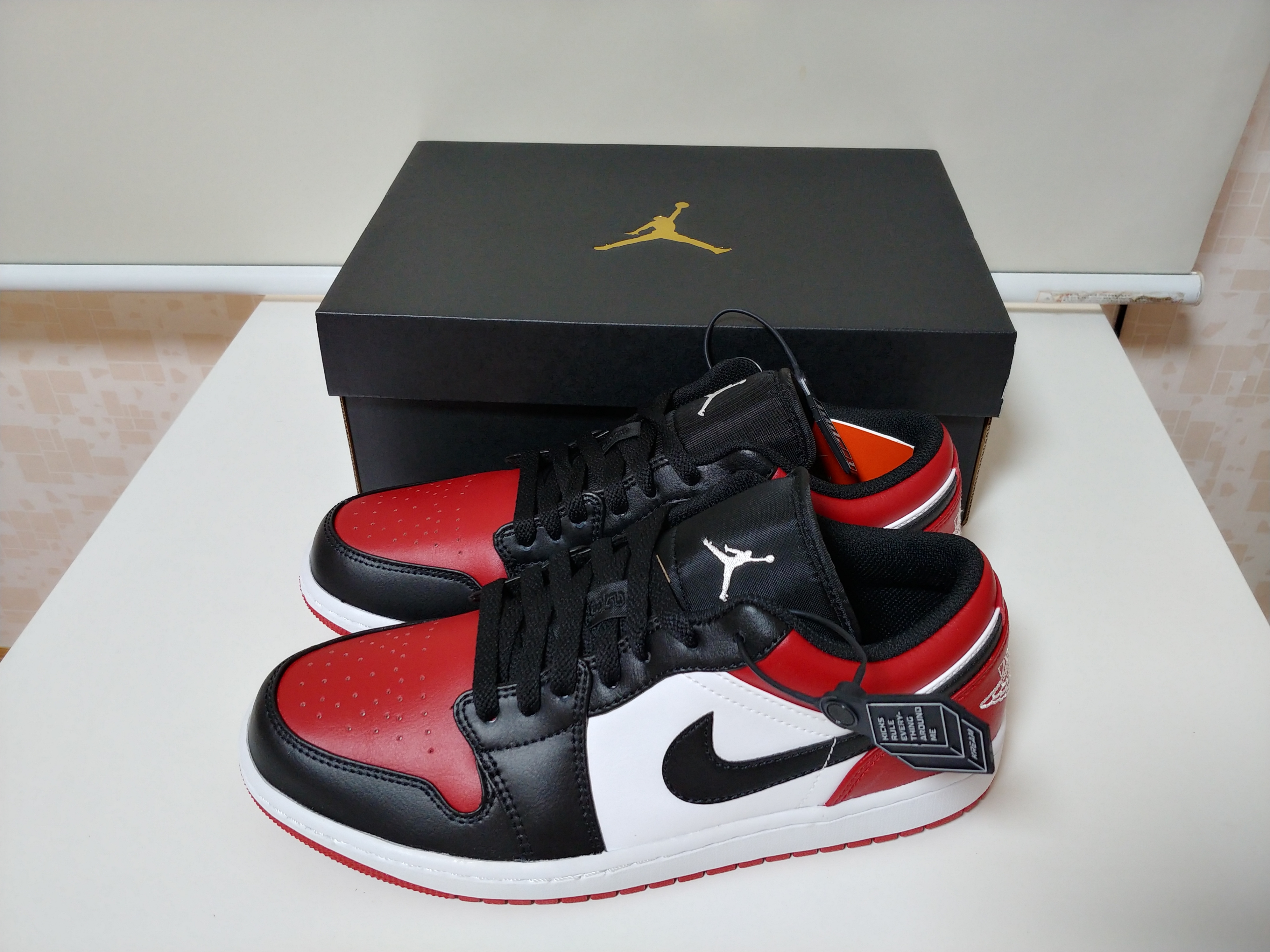 Jordan 1 Low Bred Toe 착용 스타일