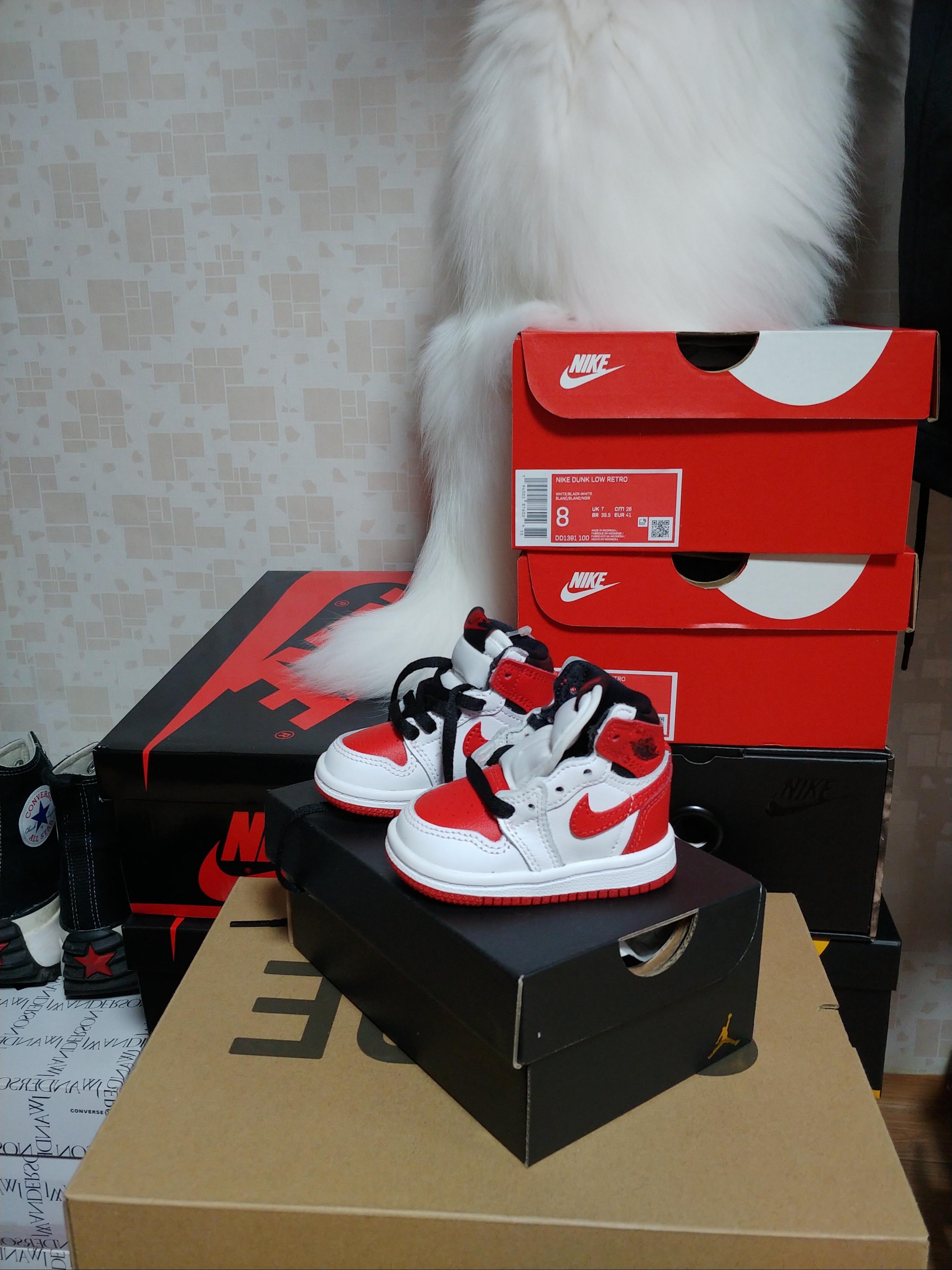 (TD) Jordan 1 Retro High OG Heritage 착용 스타일 - 2