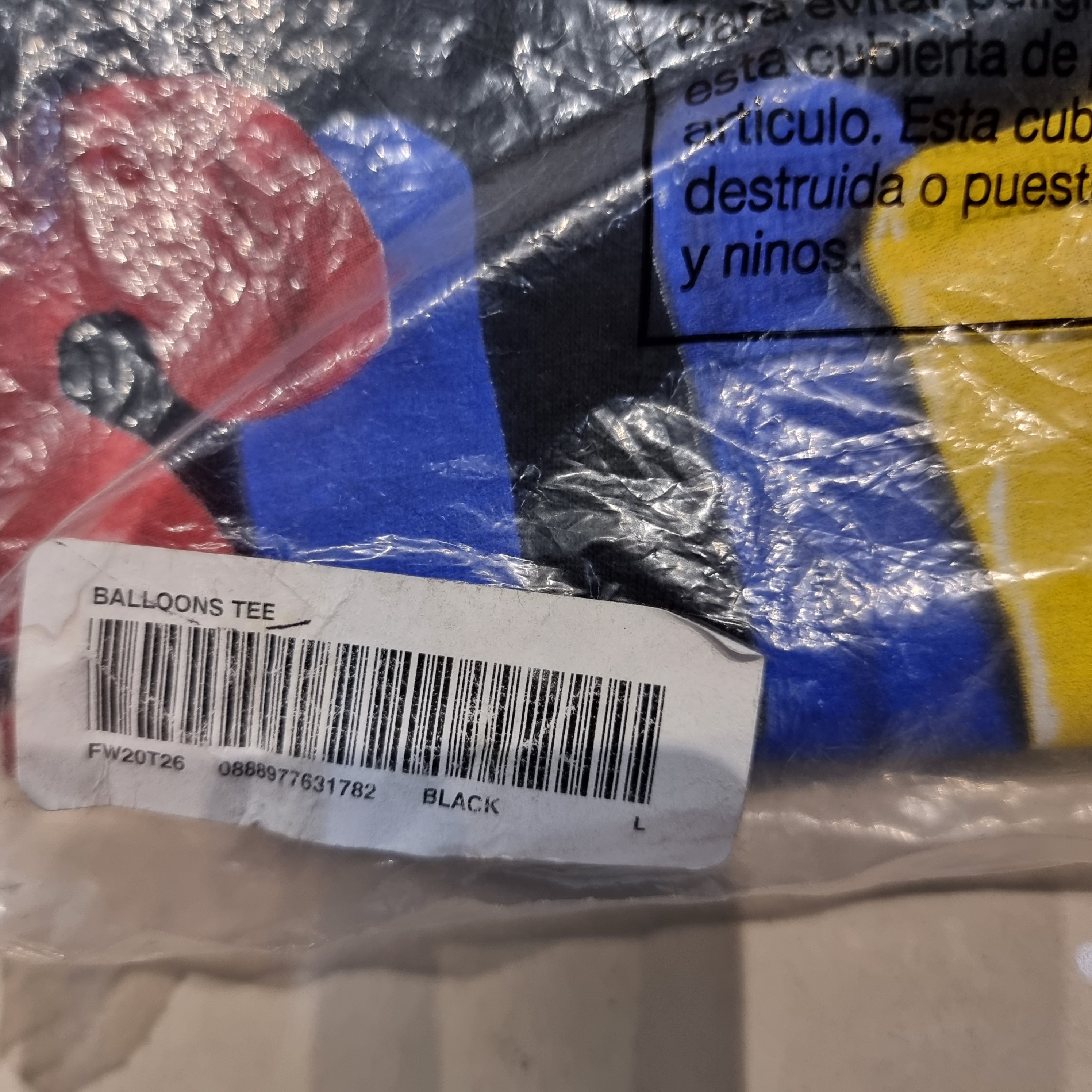 Supreme Balloons T-Shirt Black - 20FW 착용 스타일 - 2