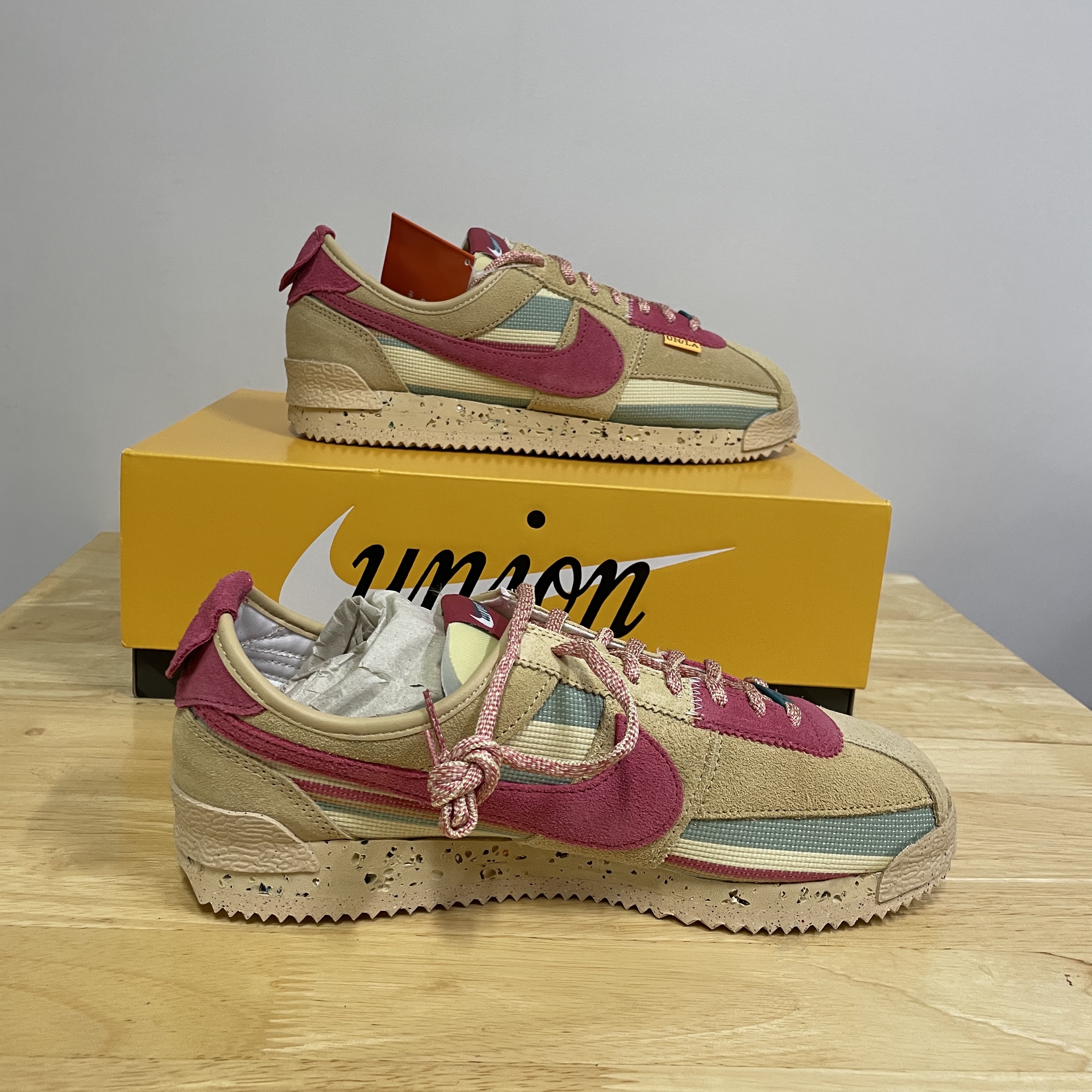 Nike x Union Cortez SP Sesame 착용 스타일