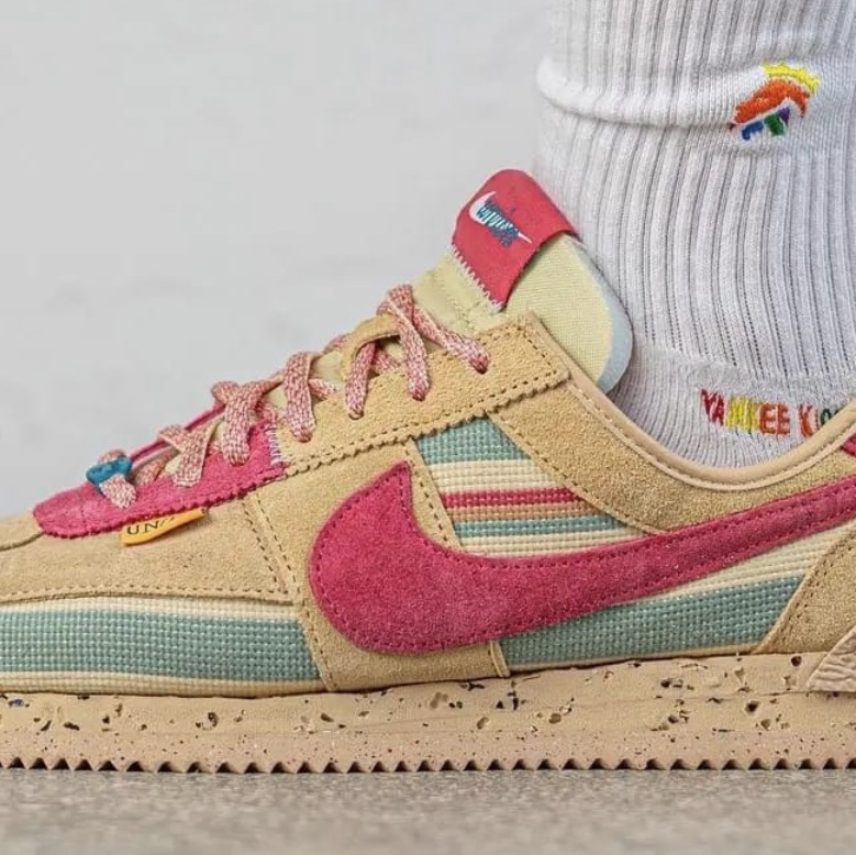 Nike x Union Cortez SP Sesame 착용 스타일 - 4