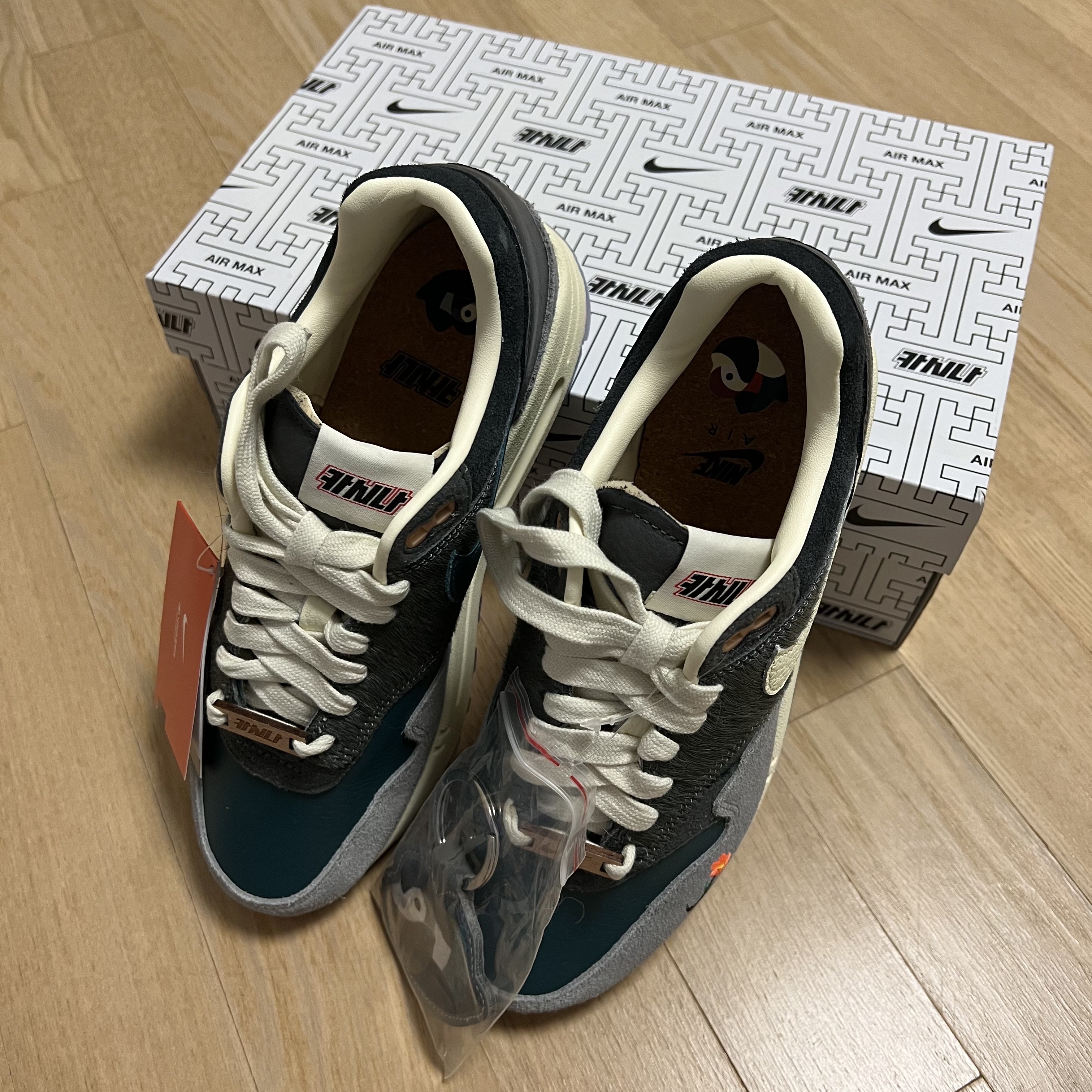 Nike x Kasina Air Max 1 SP Won-Ang Particle Grey 착용 스타일 - 3