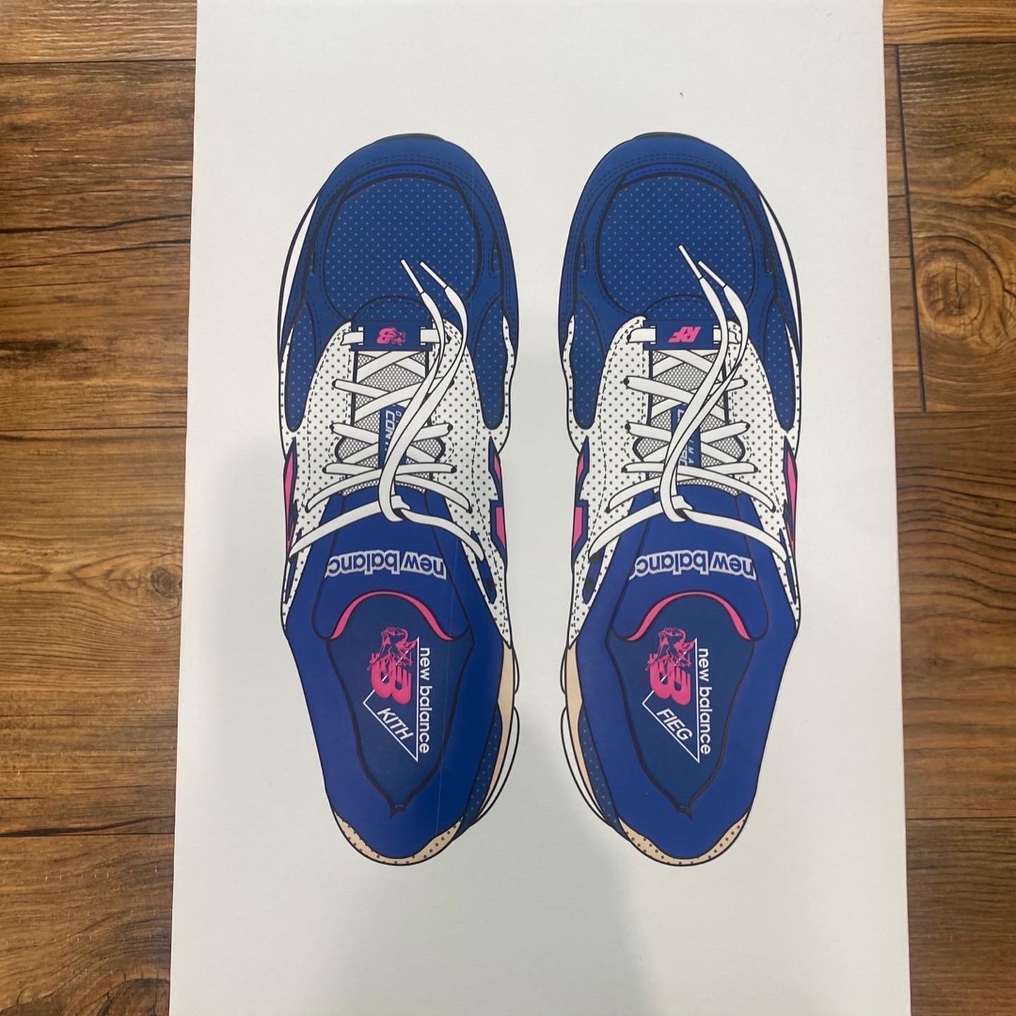 New Balance x Kith 990v3 Made in USA Daytona 착용 스타일 - 4