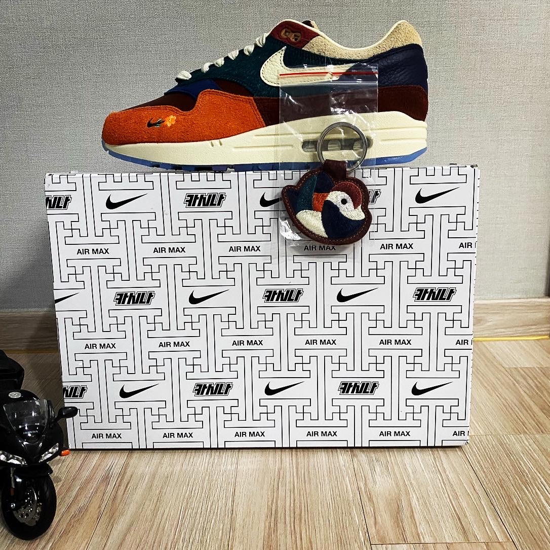 Nike x Kasina Air Max 1 SP Won-Ang Orange 착용 스타일 - 2