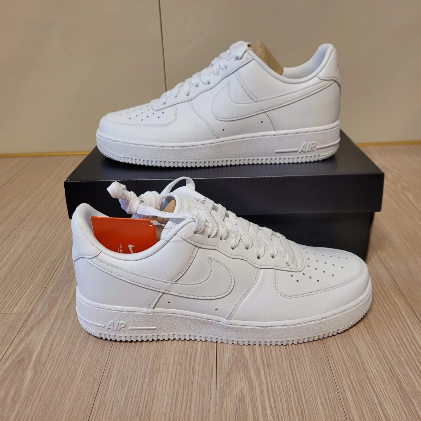 Nike Air Force 1 '07 Fresh White 착용 스타일 - 3
