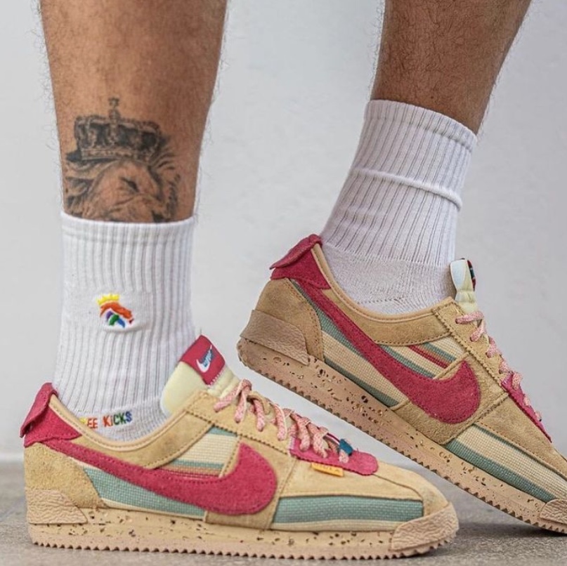 Nike x Union Cortez SP Sesame 착용 스타일 - 3