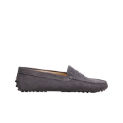 (W) Tod's Gommino Suede Driving Shoes Grey