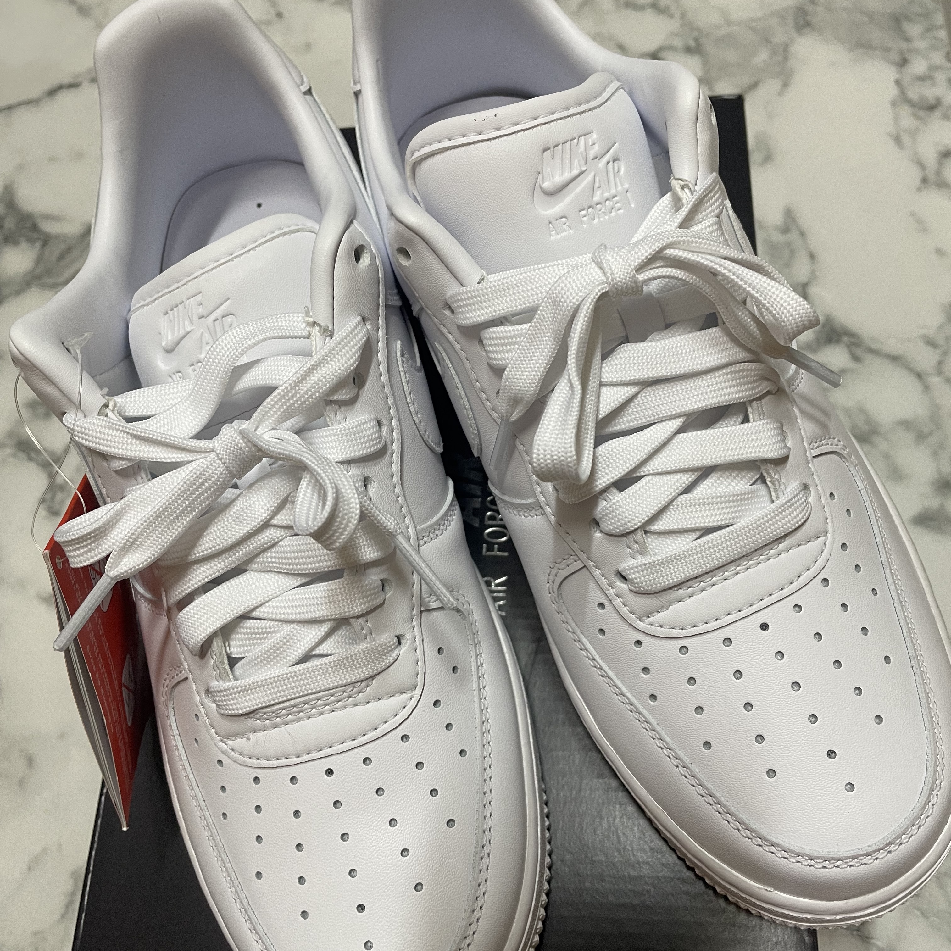 Nike Air Force 1 '07 Fresh White 착용 스타일 - 1