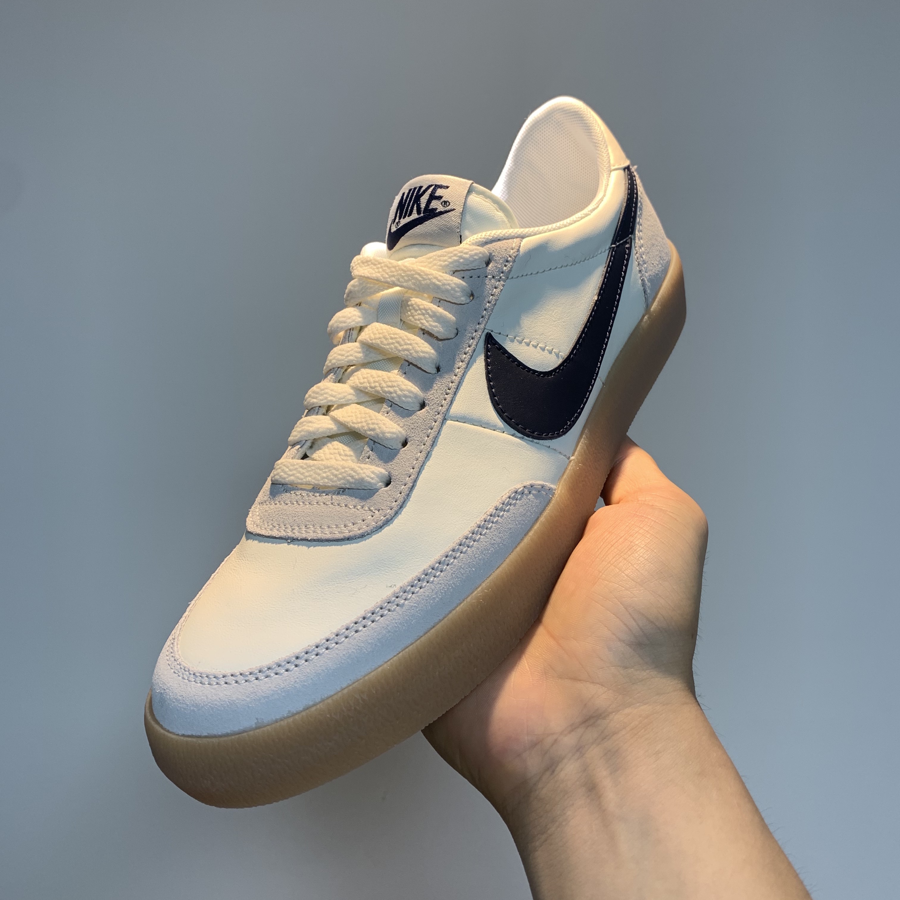 Nike x J.Crew Killshot 2 Sail Midnight Navy 착용 스타일