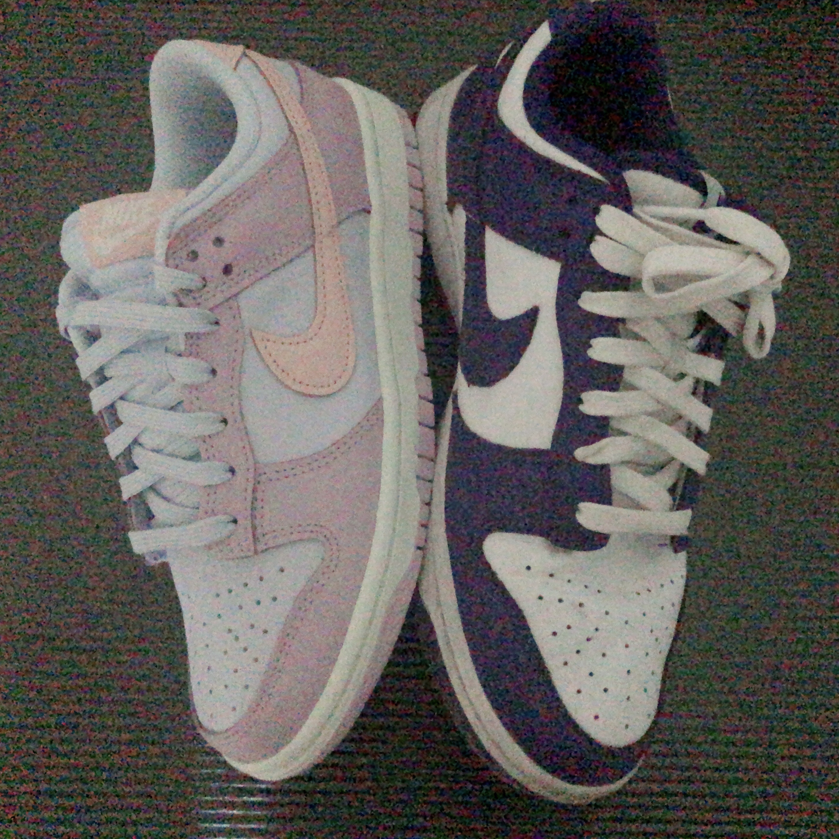 Nike Dunk Low Retro Championship Court Purple, (W) Nike Dunk Low Atmosphere Pink 착용 스타일