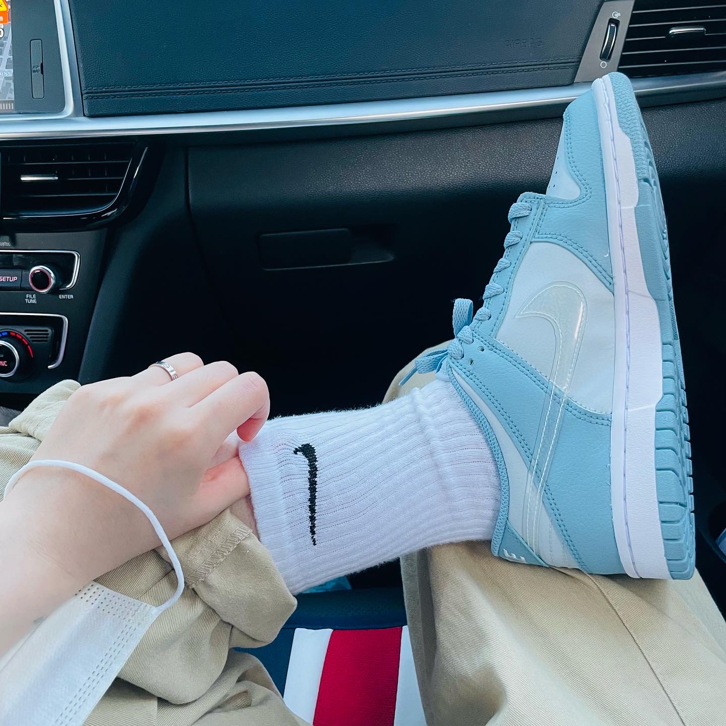 (GS) Nike Dunk Low Aura 착용 스타일