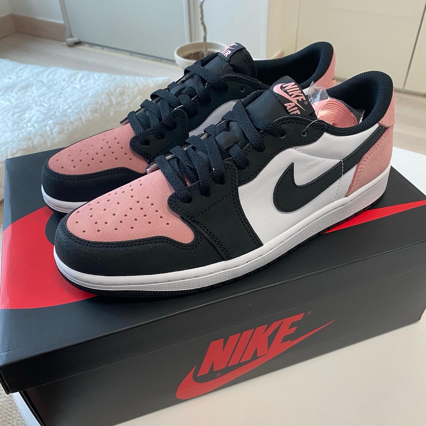 Jordan 1 Retro Low OG Bleached Coral 착용 스타일