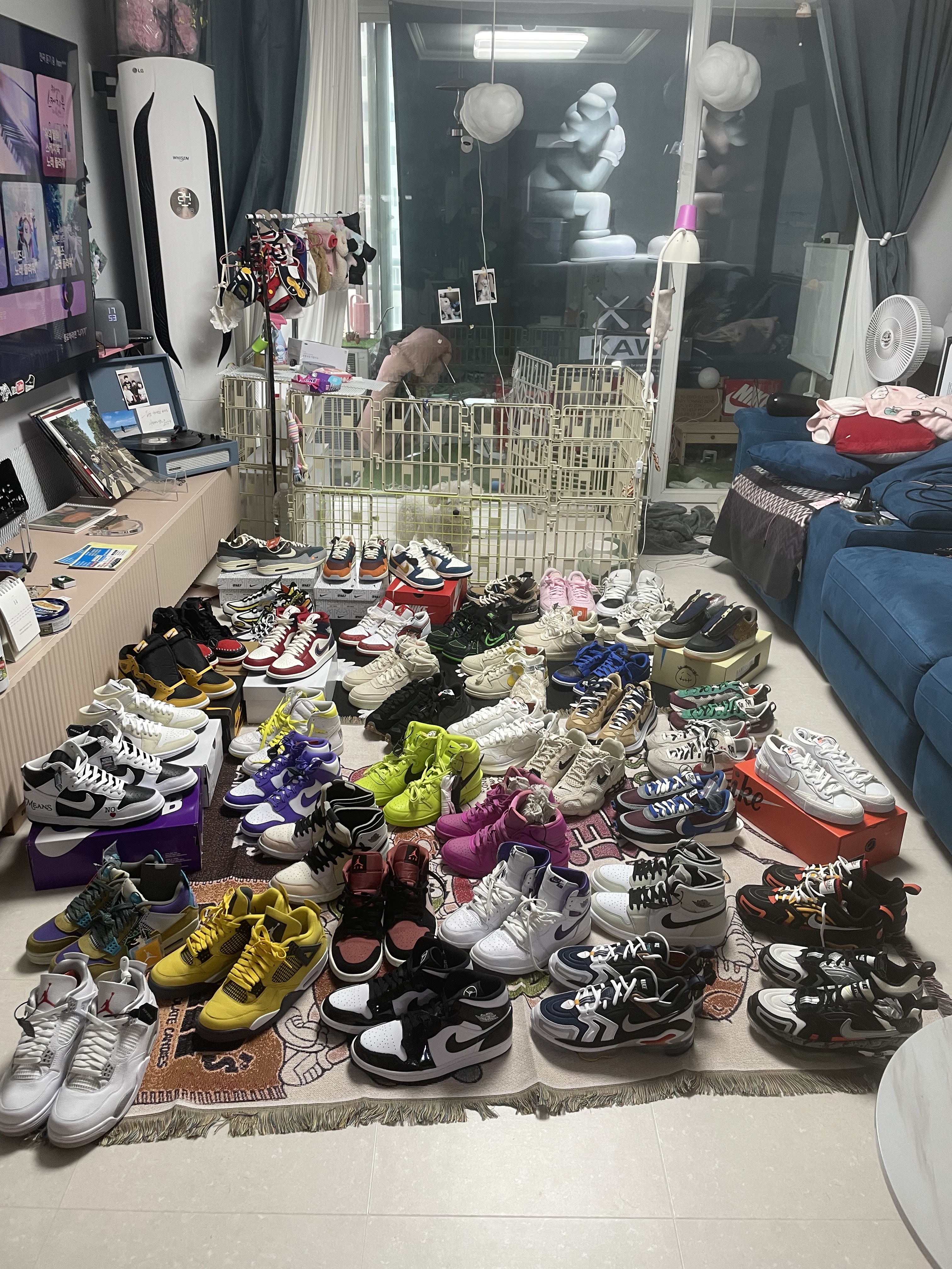 Nike x Kasina Dunk Low 80's Bus, Nike x Travis Scott SB Dunk Low 착용 스타일