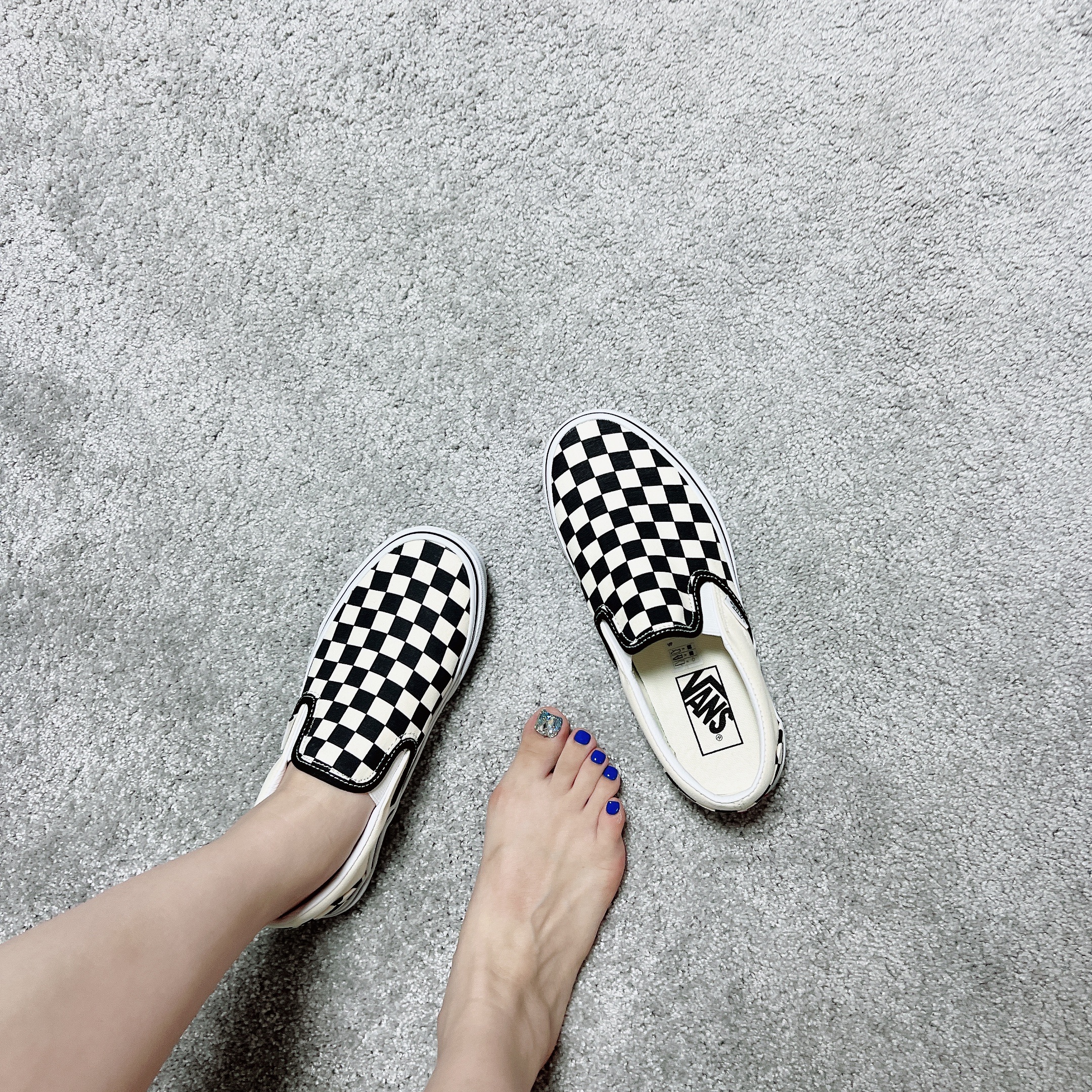 Vans Vault OG Classic Slip-On Checkerboard 착용 스타일