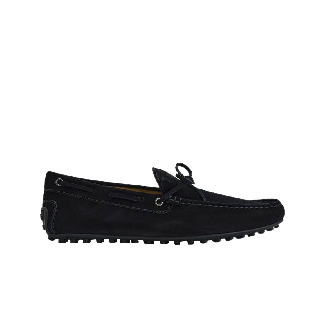 토즈 시티 고미노 스웨이드 드라이빙 슈즈 블랙(Tod's City Gommino Suede Driving Shoes Black)